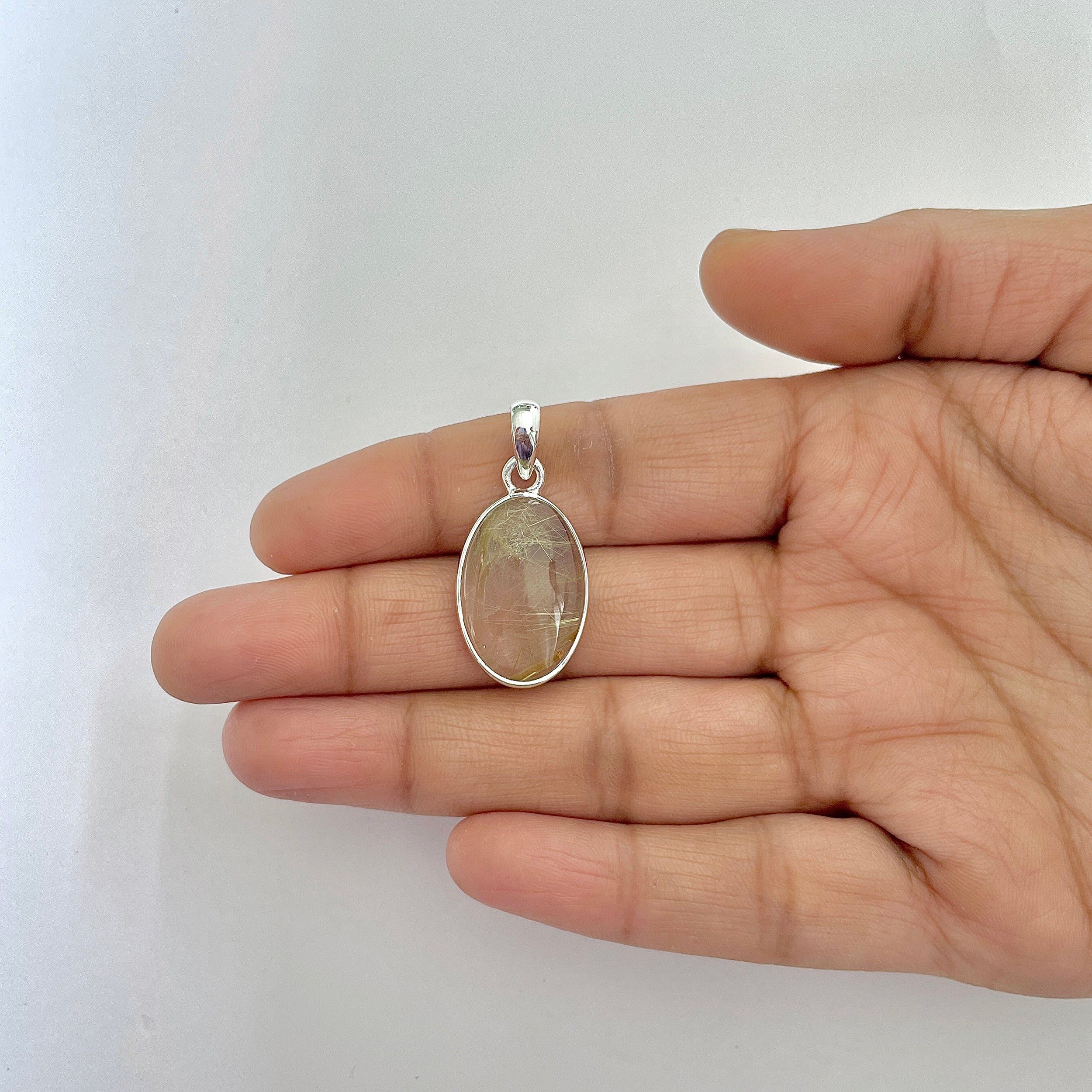 Golden Rutile Pendant-(GDR-1-18)