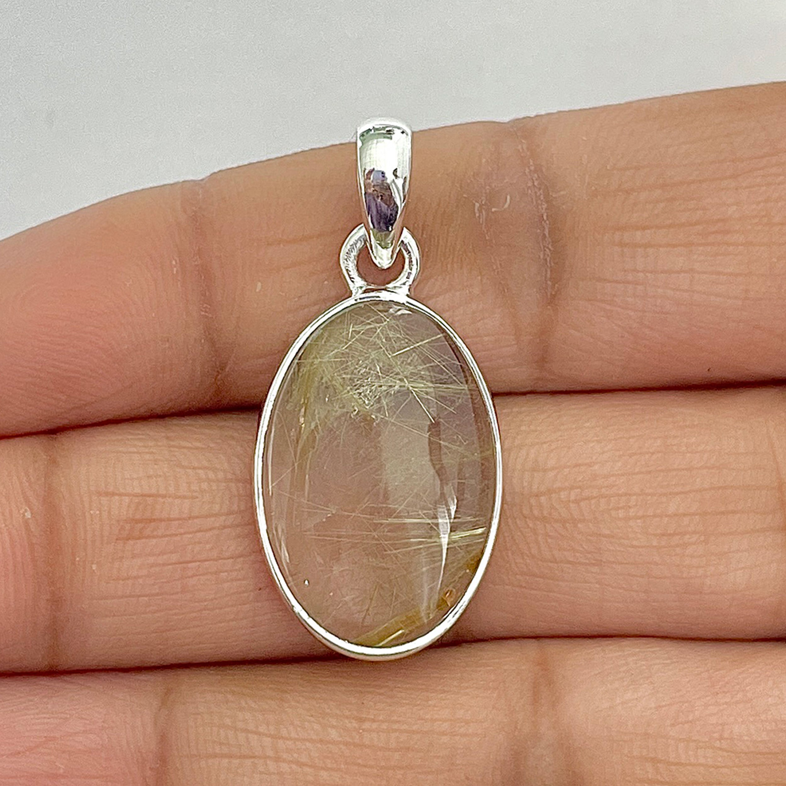 Golden Rutile Pendant-(GDR-1-18)