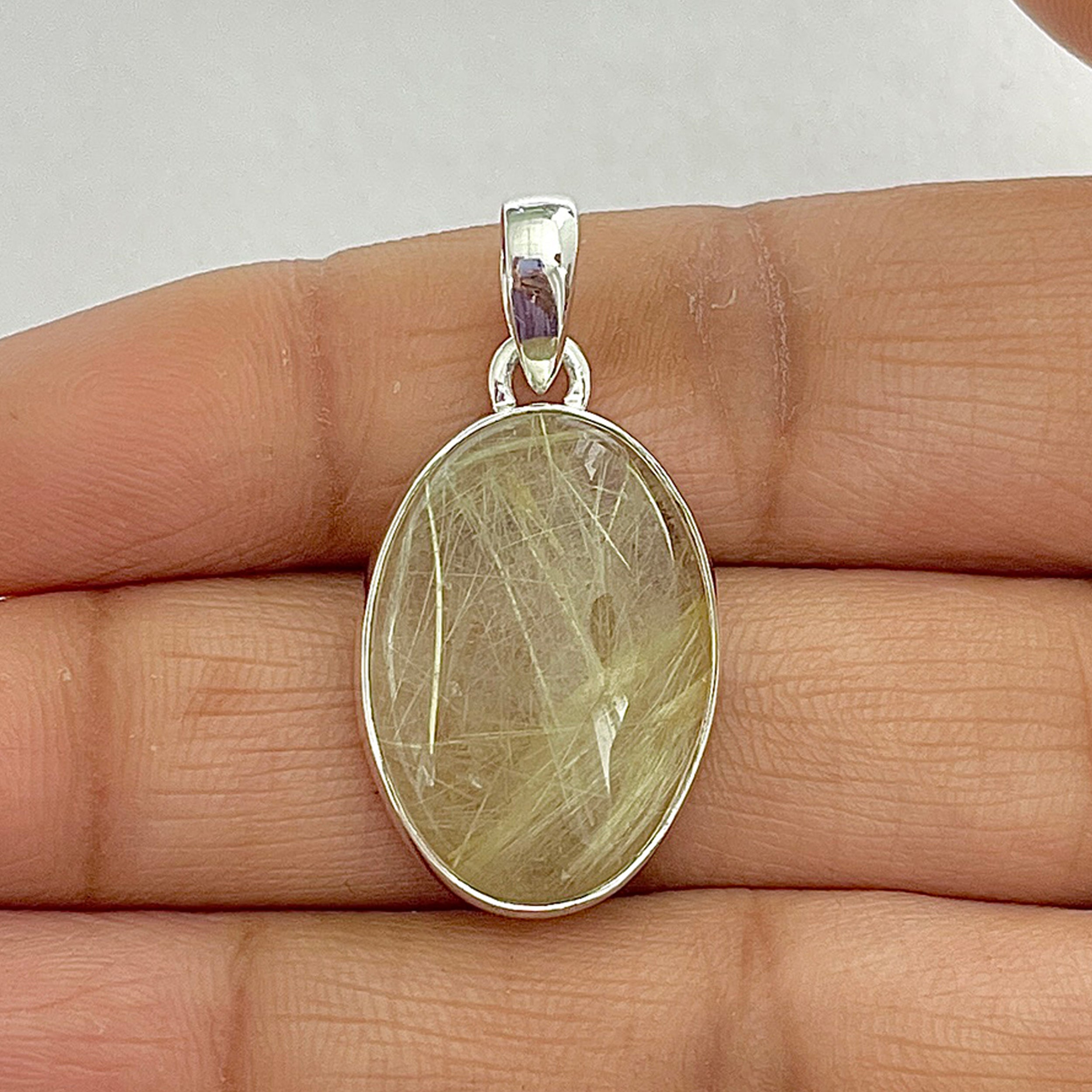 Golden Rutile Pendant-(GDR-1-19)