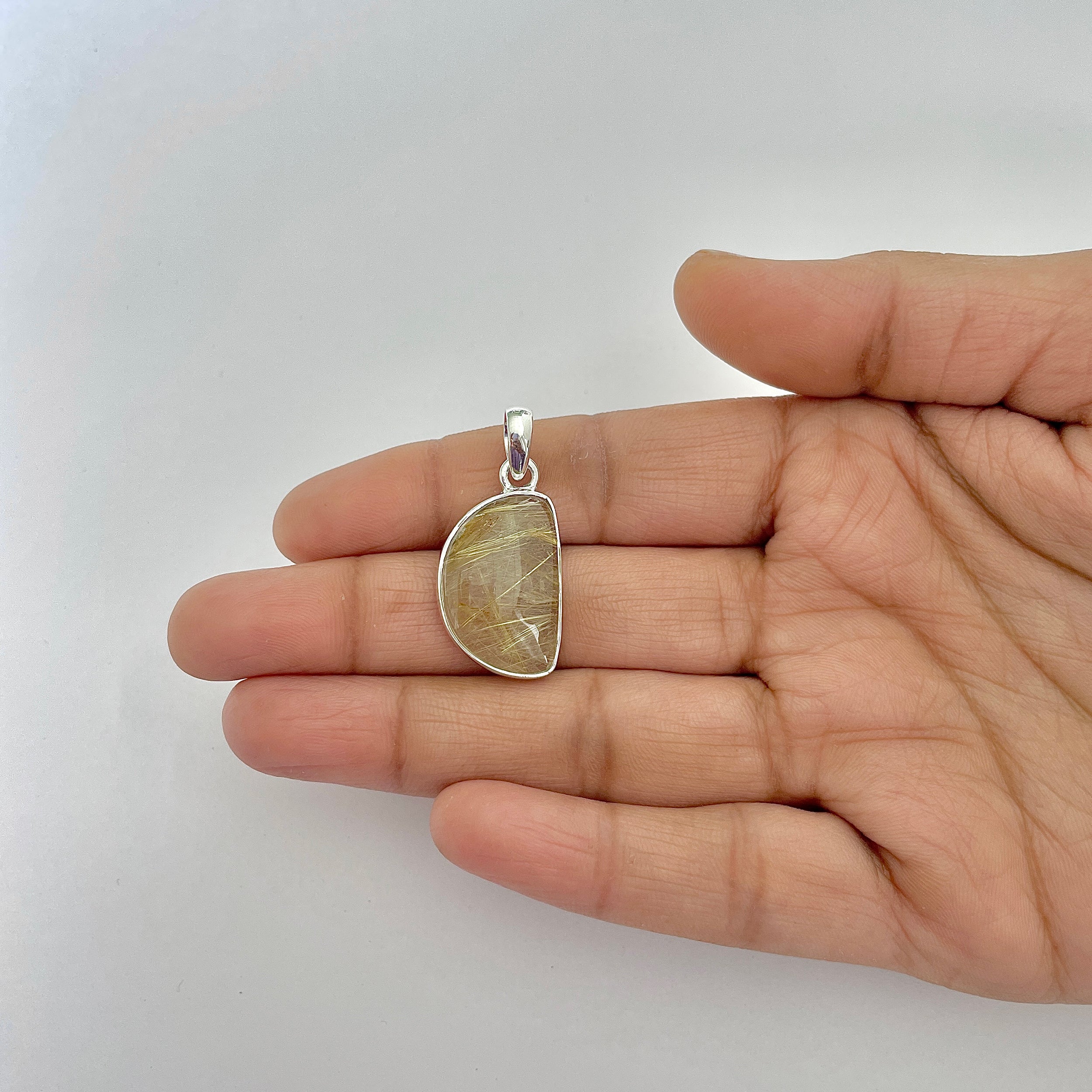 Golden Rutile Pendant-(GDR-1-22)