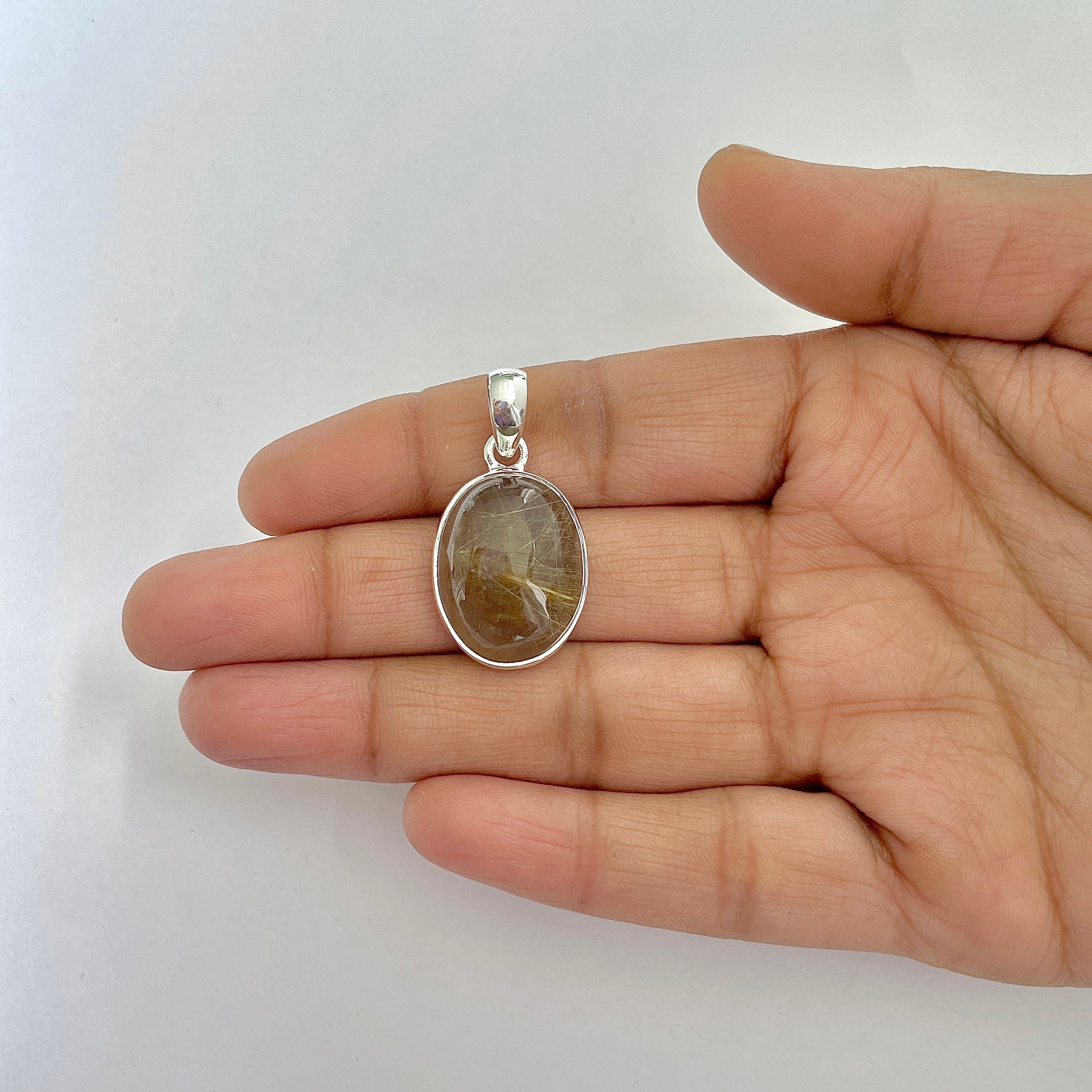 Golden Rutile Pendant-(GDR-1-24)