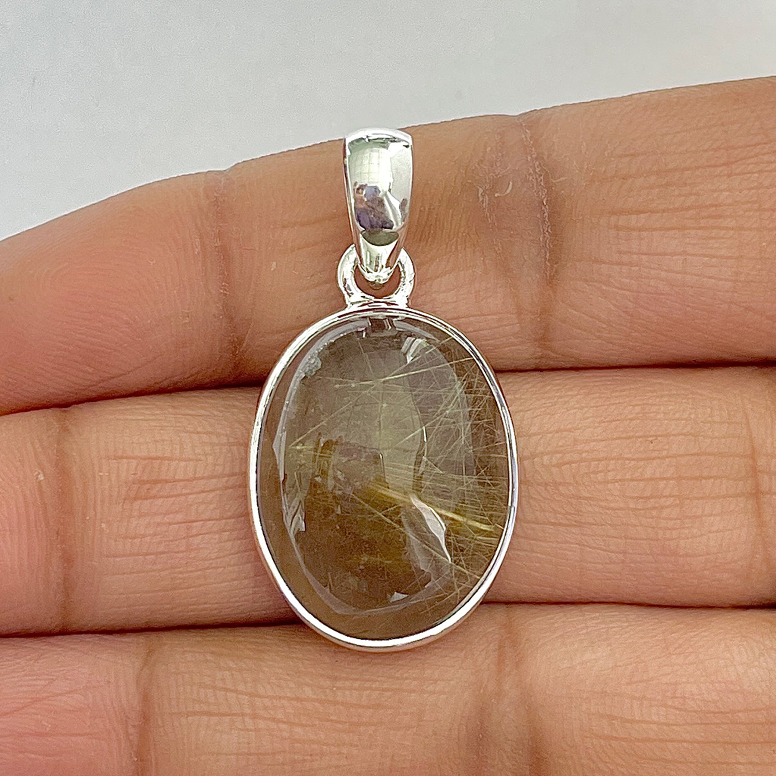 Golden Rutile Pendant-(GDR-1-24)