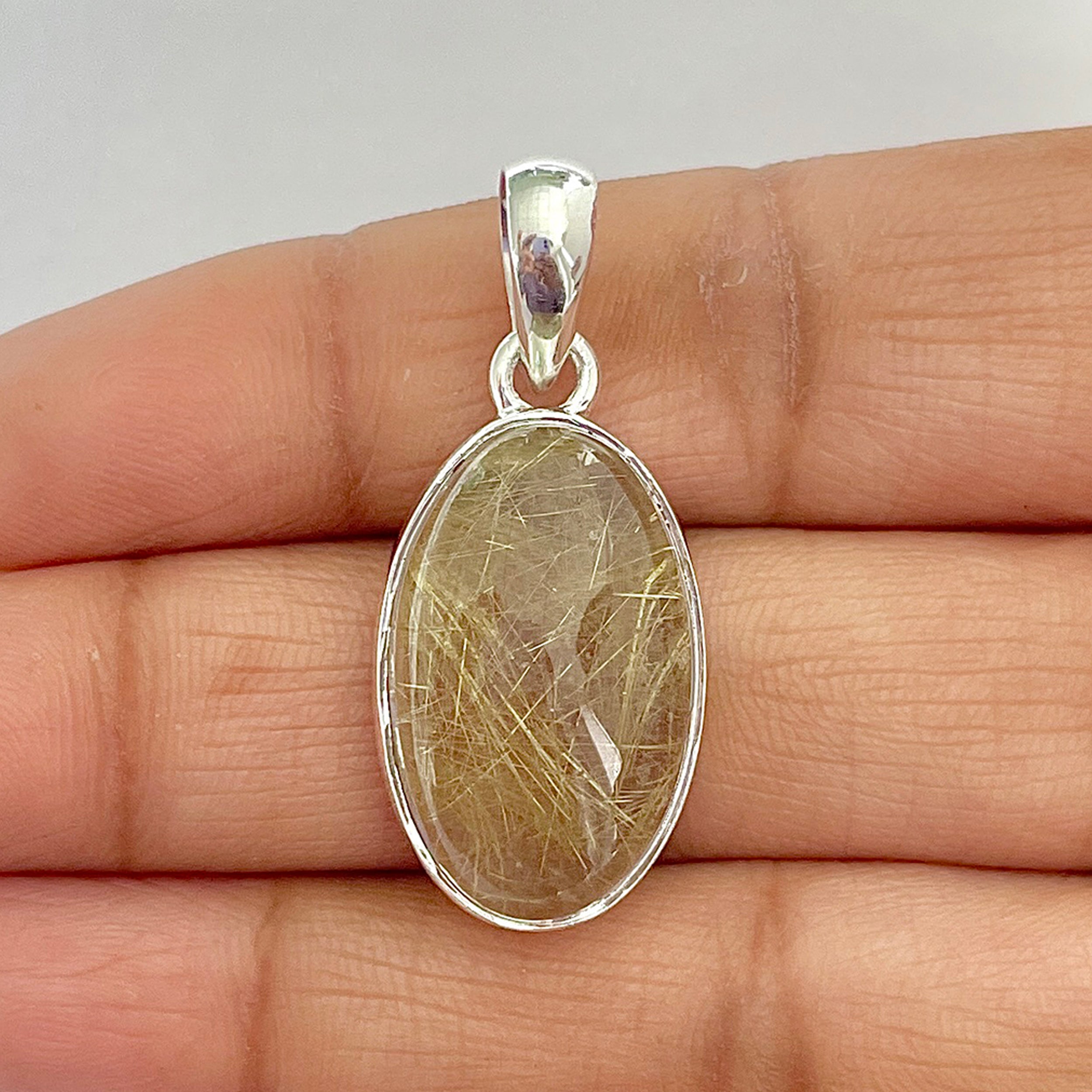 Golden Rutile Pendant-(GDR-1-25)