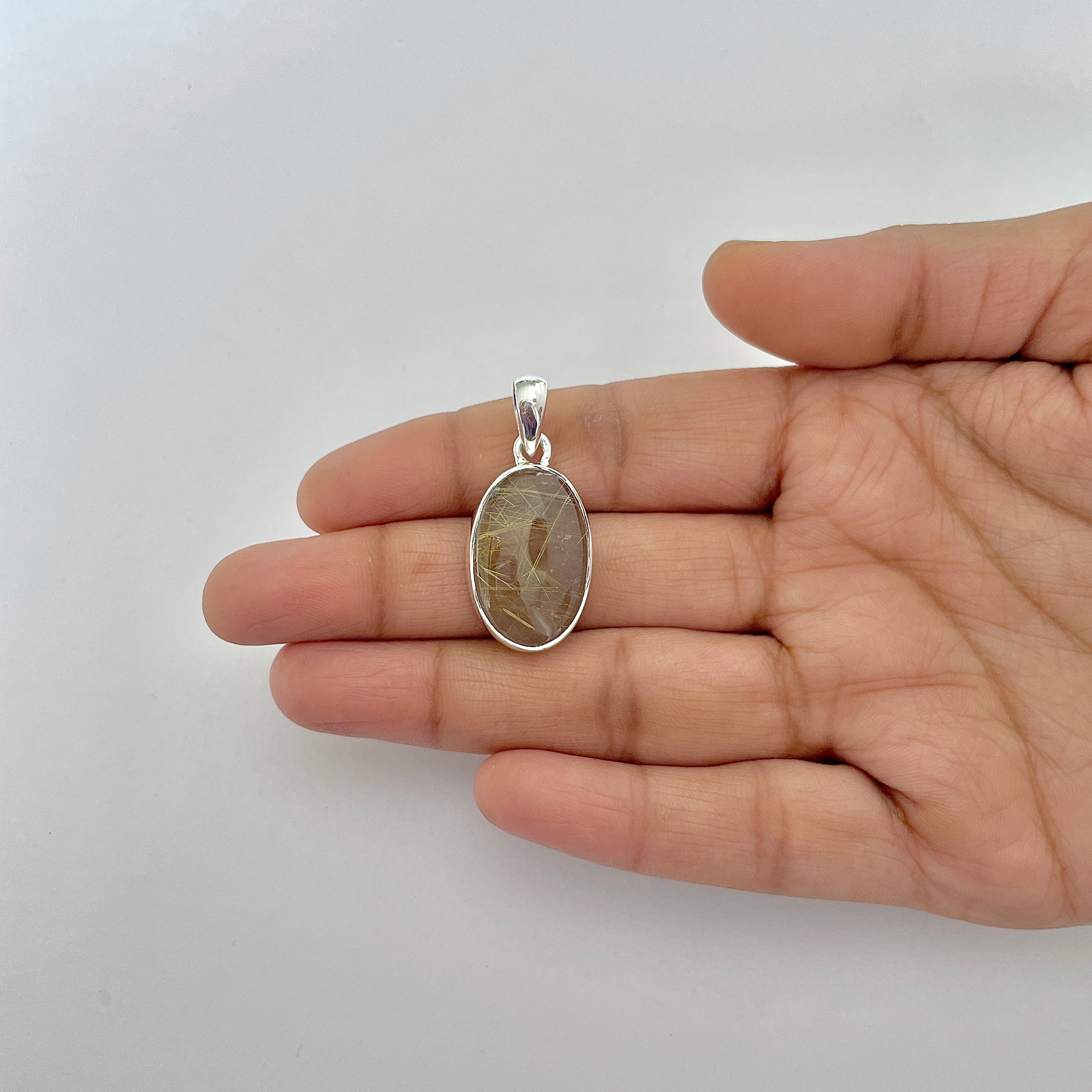 Golden Rutile Pendant-(GDR-1-26)