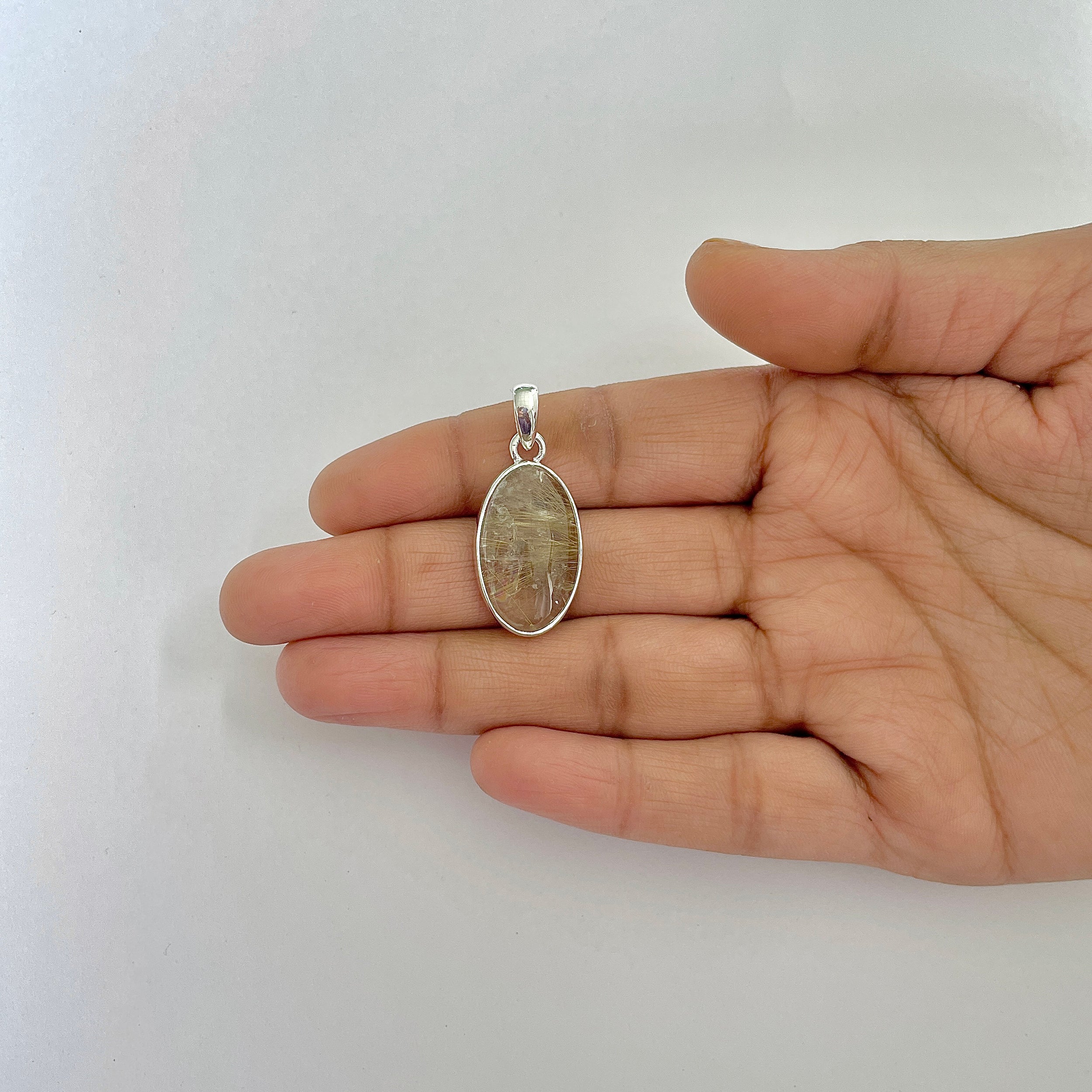 Golden Rutile Pendant-(GDR-1-29)