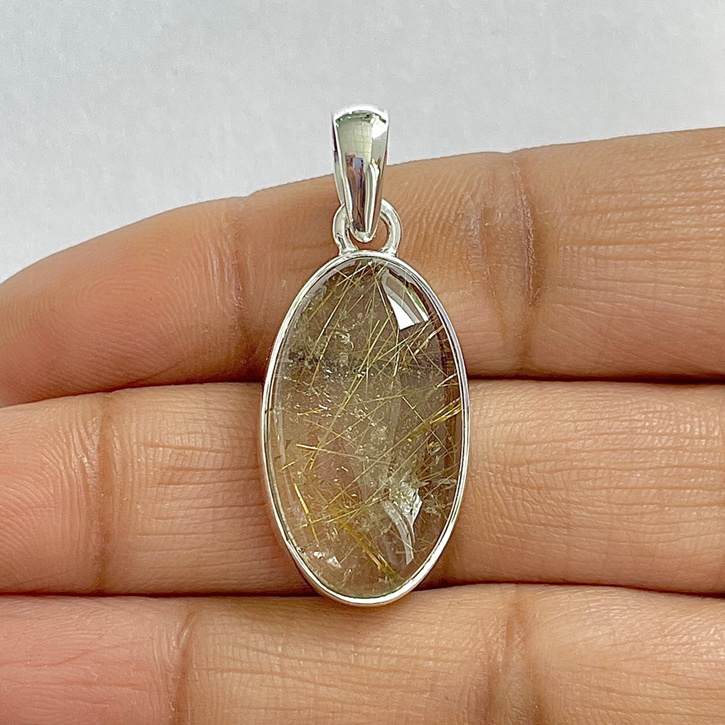 Golden Rutile Pendant-(GDR-1-3)