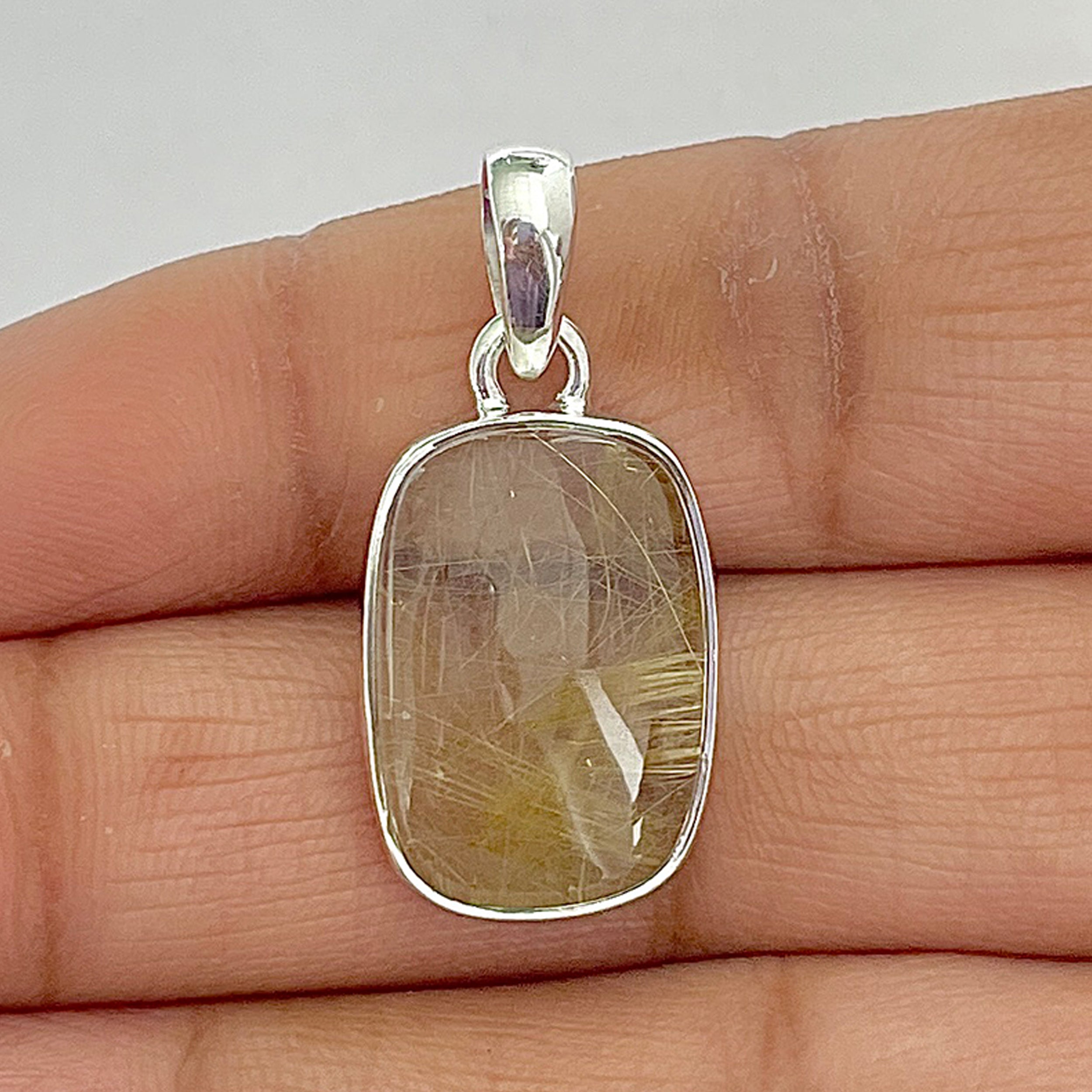Golden Rutile Pendant-(GDR-1-30)