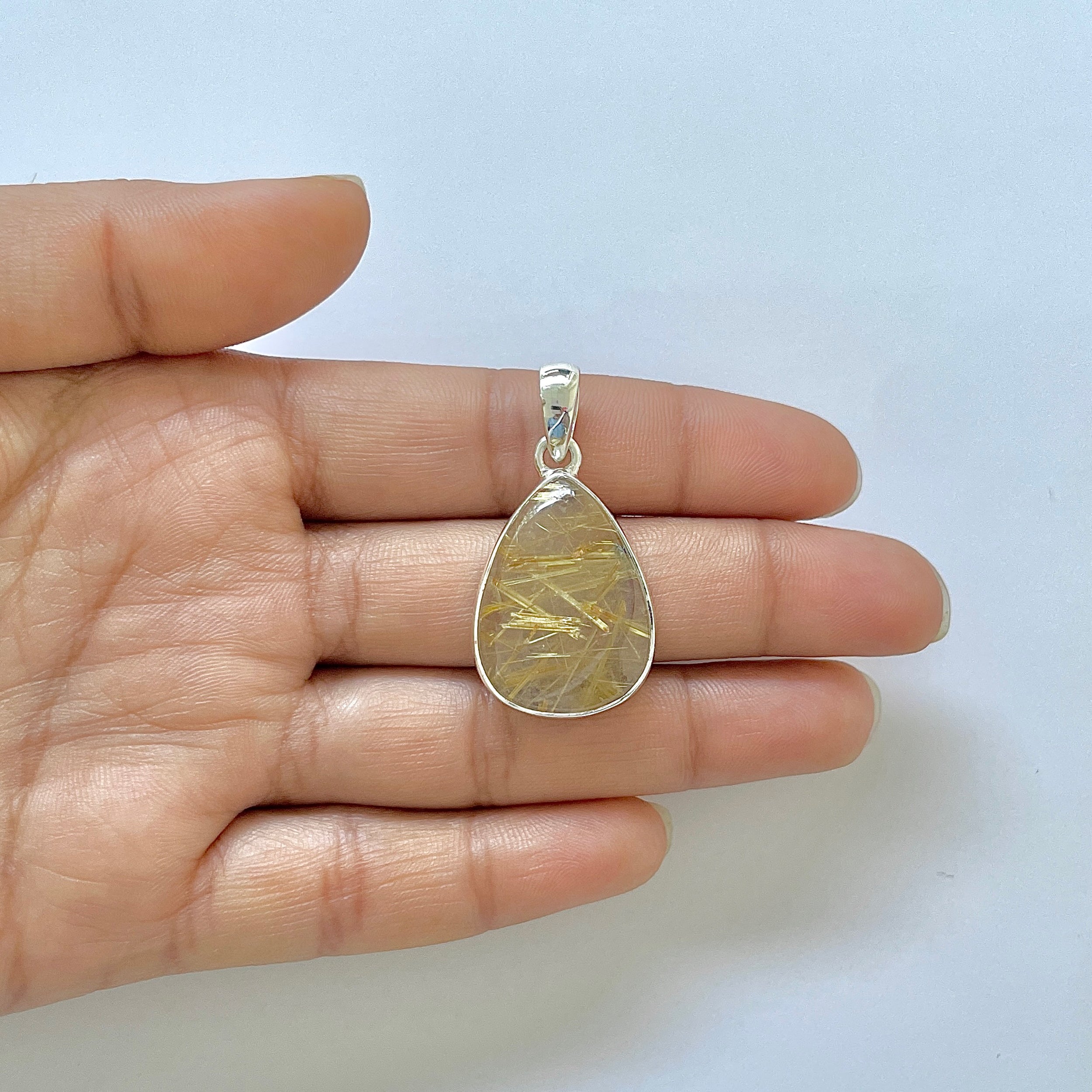 Golden Rutile Pendant-(GDR-1-36)