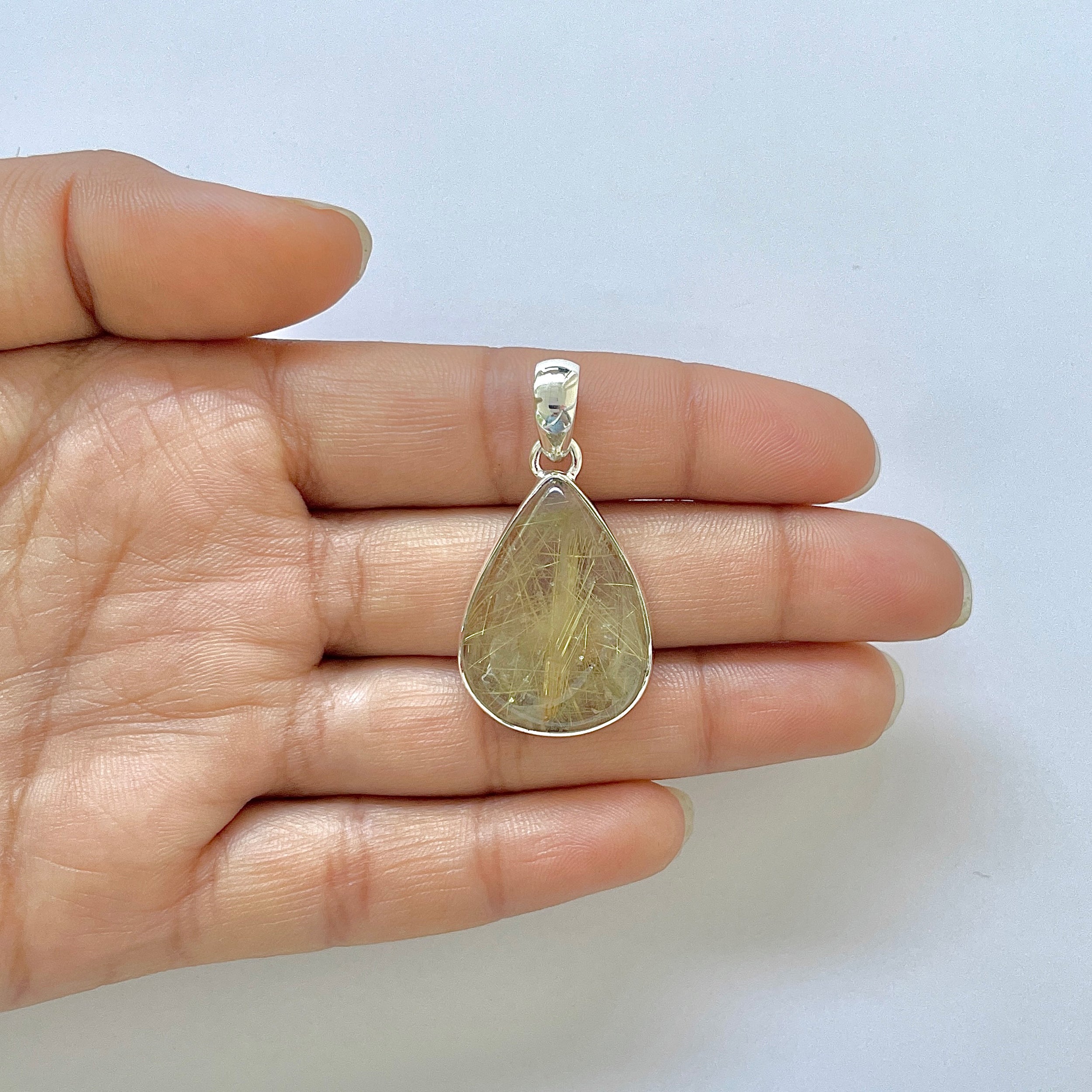 Golden Rutile Pendant-(GDR-1-45)