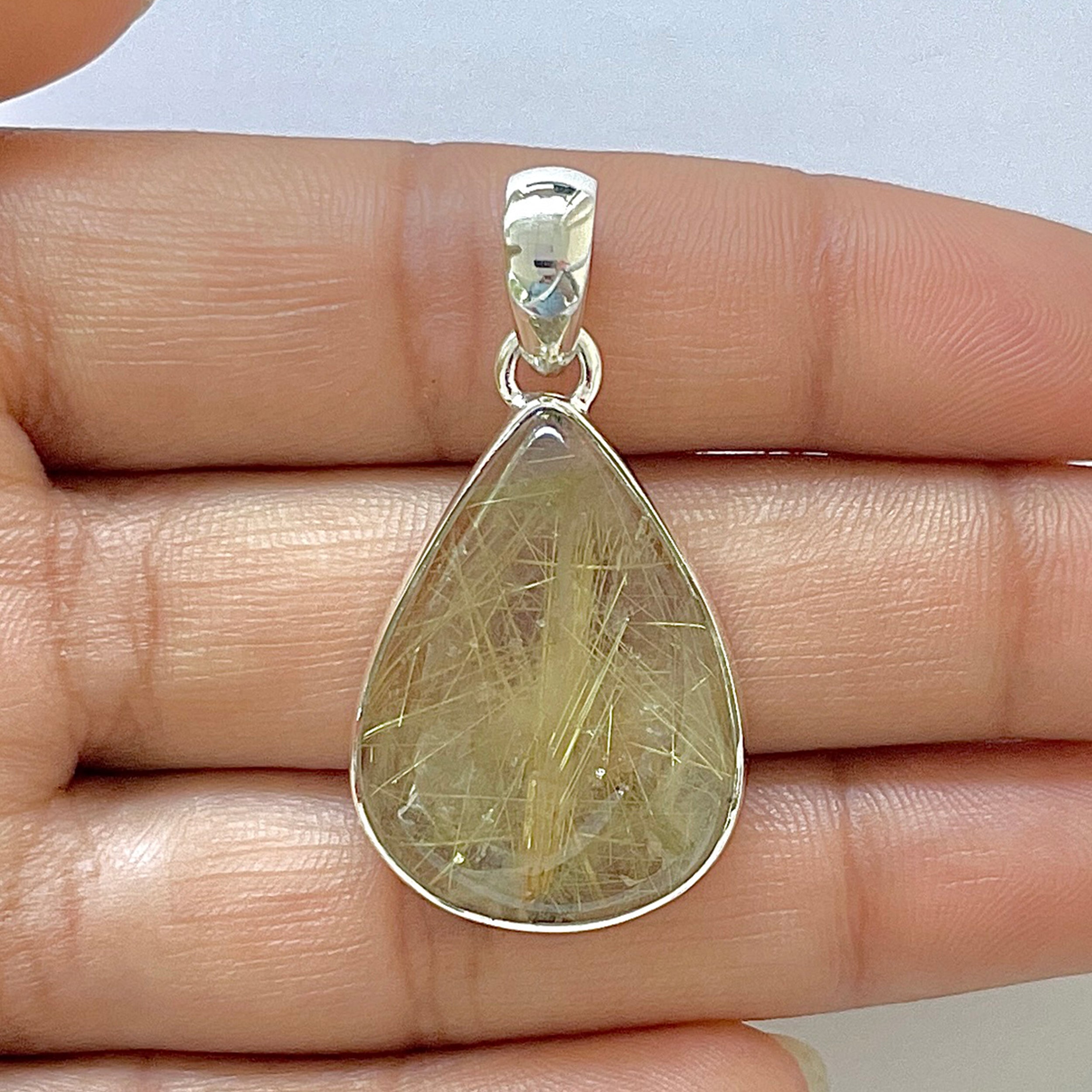 Golden Rutile Pendant-(GDR-1-45)