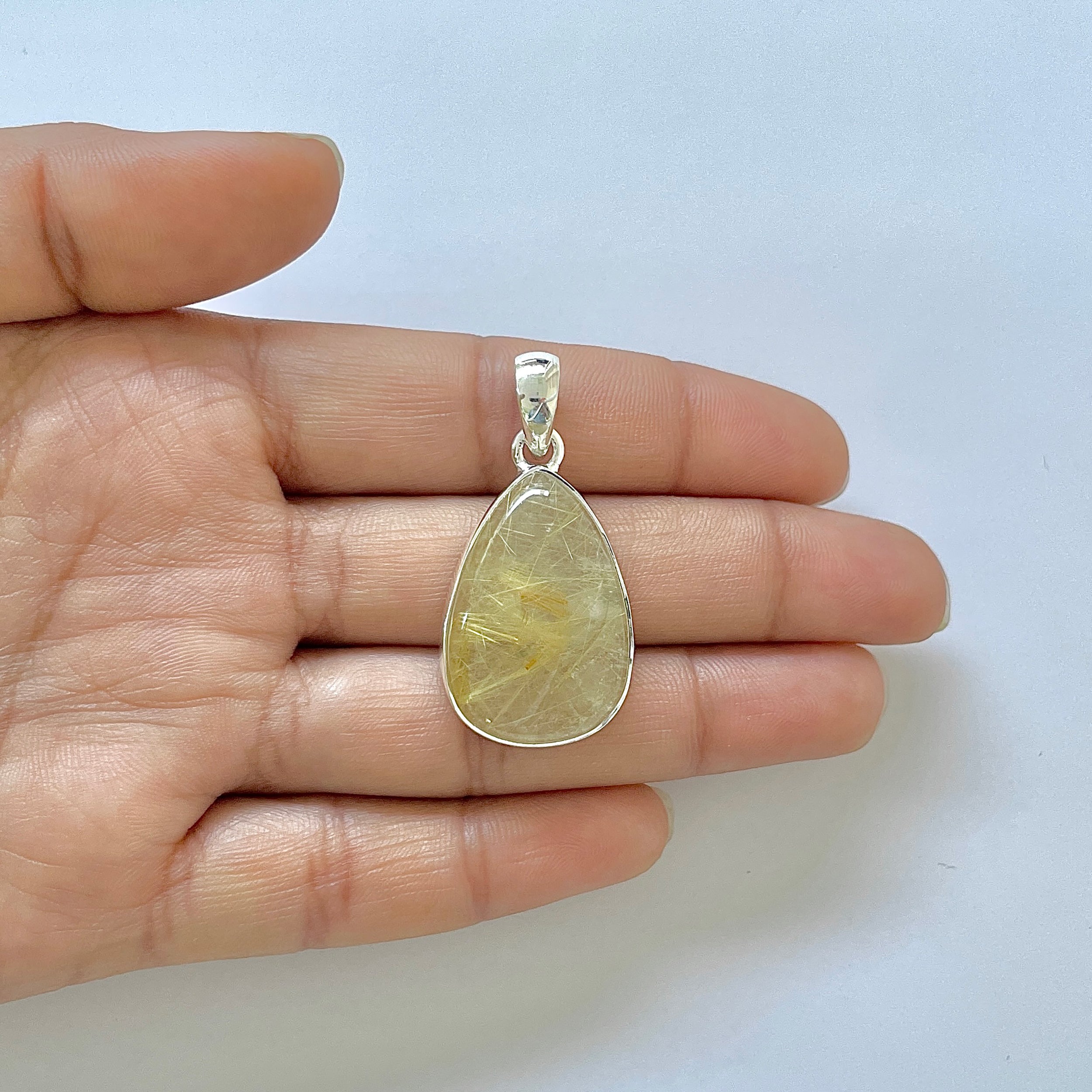 Golden Rutile Pendant-(GDR-1-46)