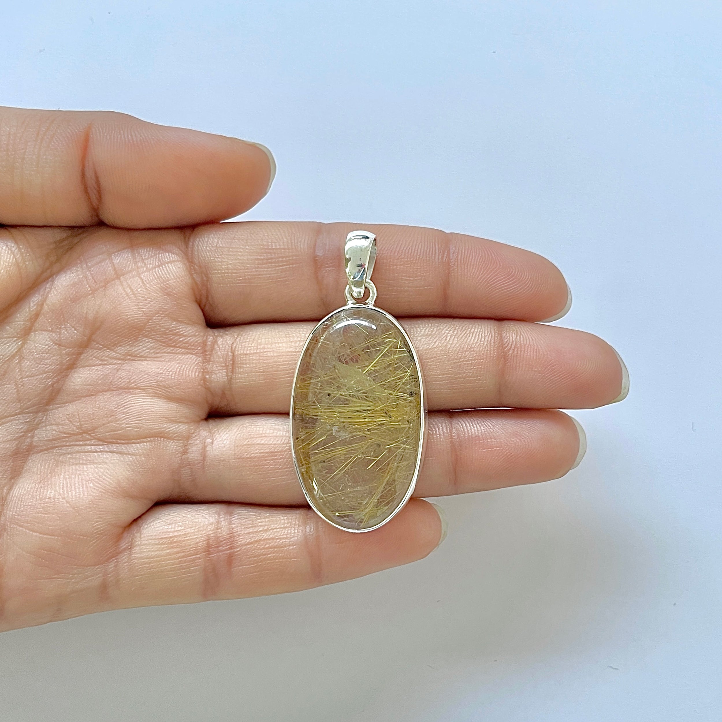 Golden Rutile Pendant-(GDR-1-48)