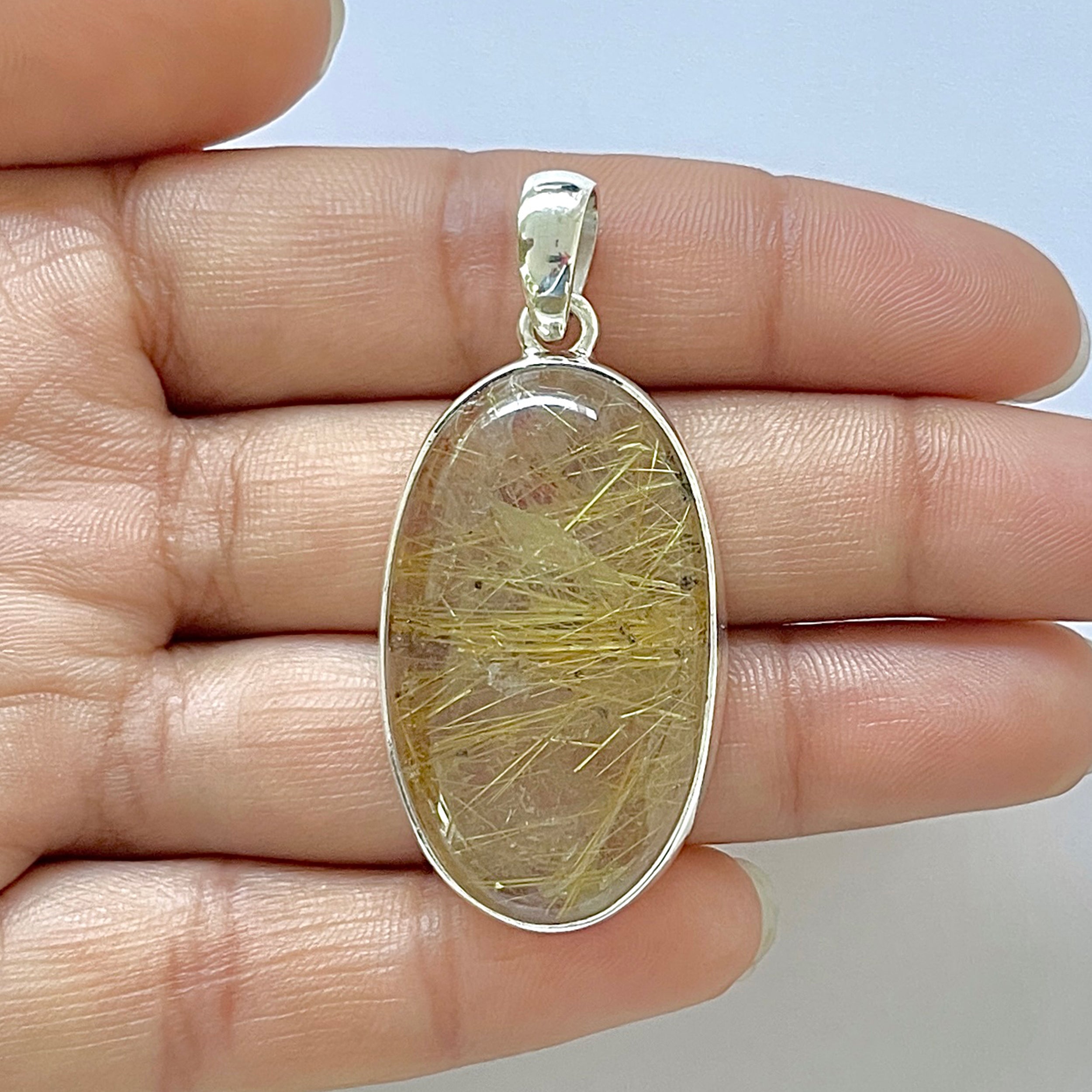 Golden Rutile Pendant-(GDR-1-48)