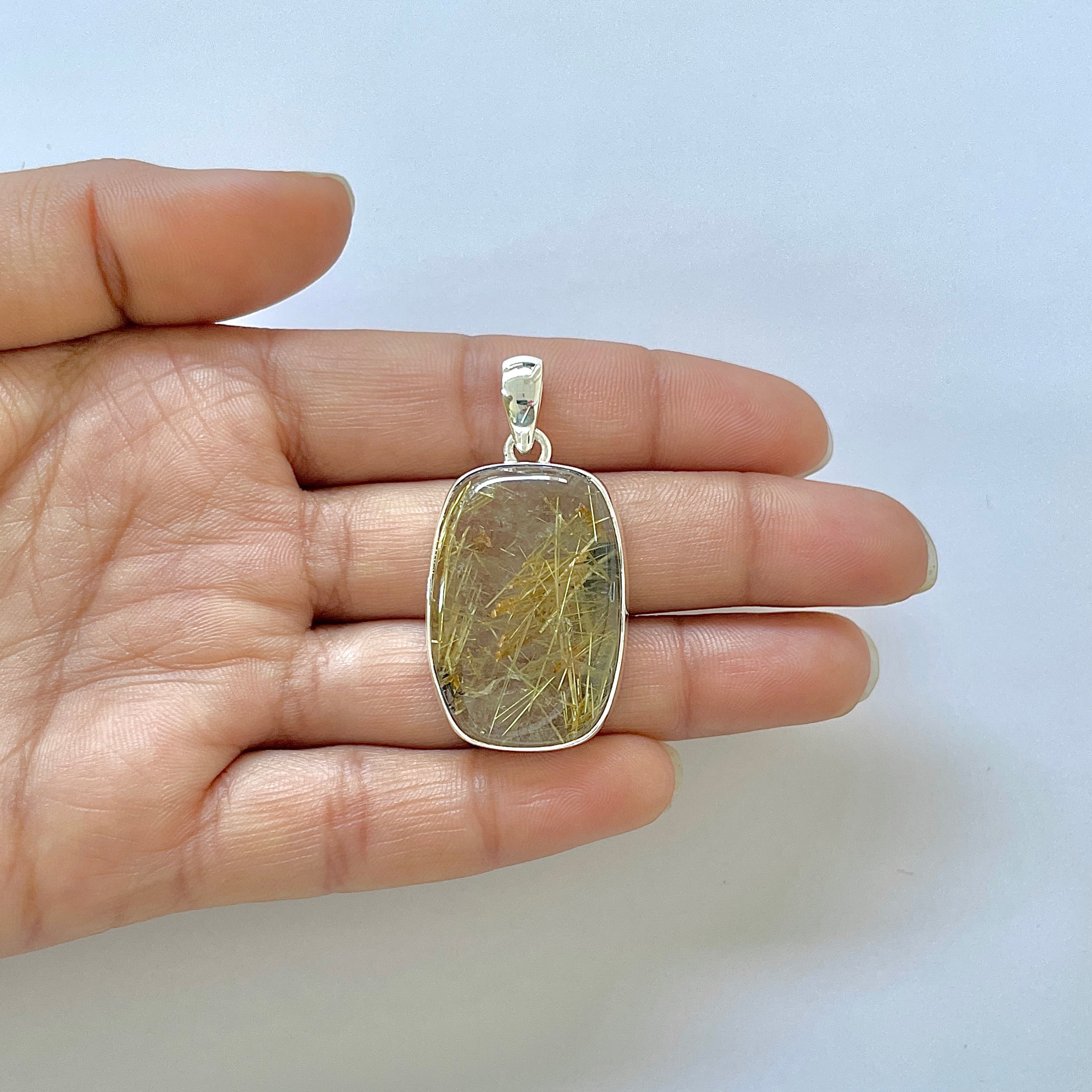 Golden Rutile Pendant-(GDR-1-54)