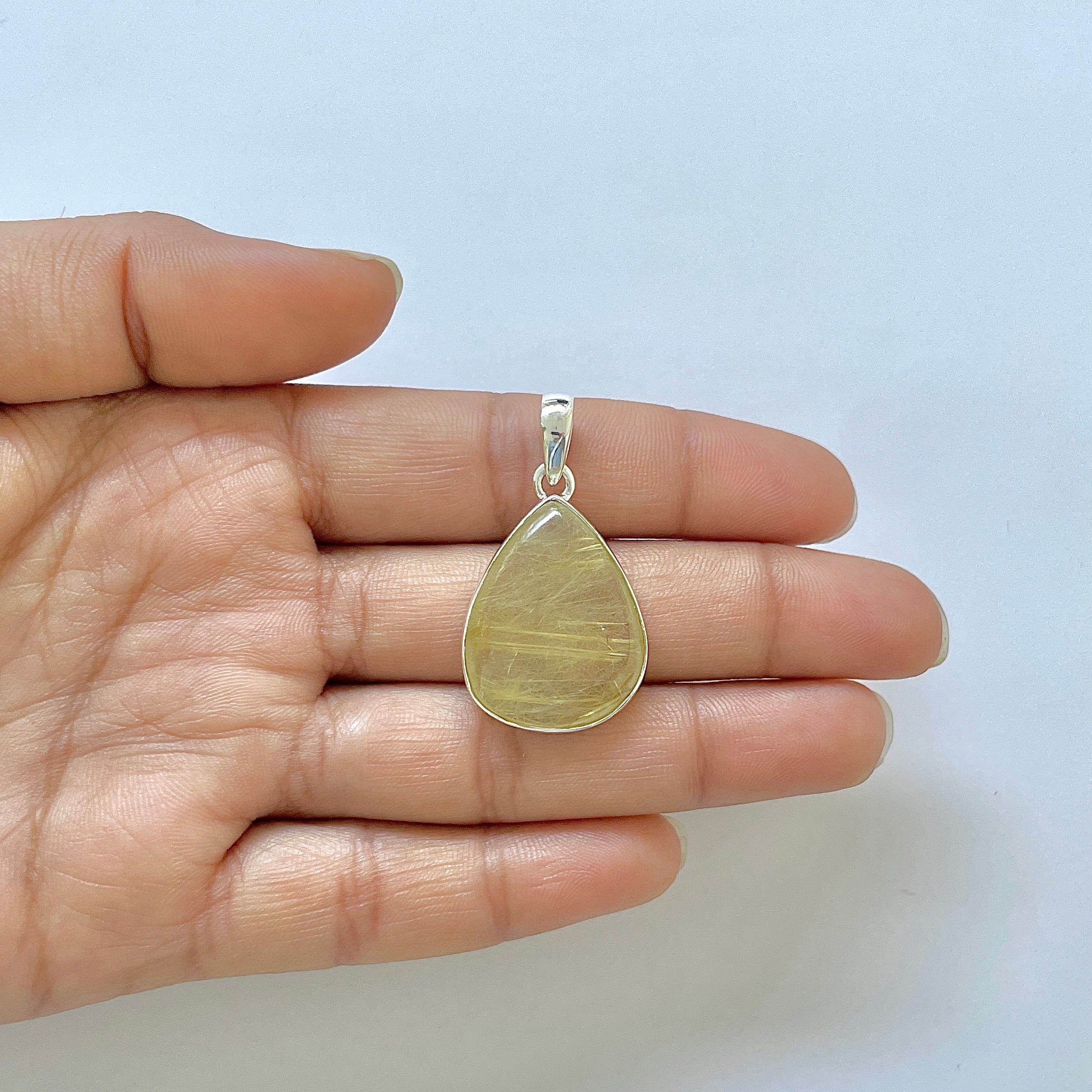 Golden Rutile Pendant-(GDR-1-55)