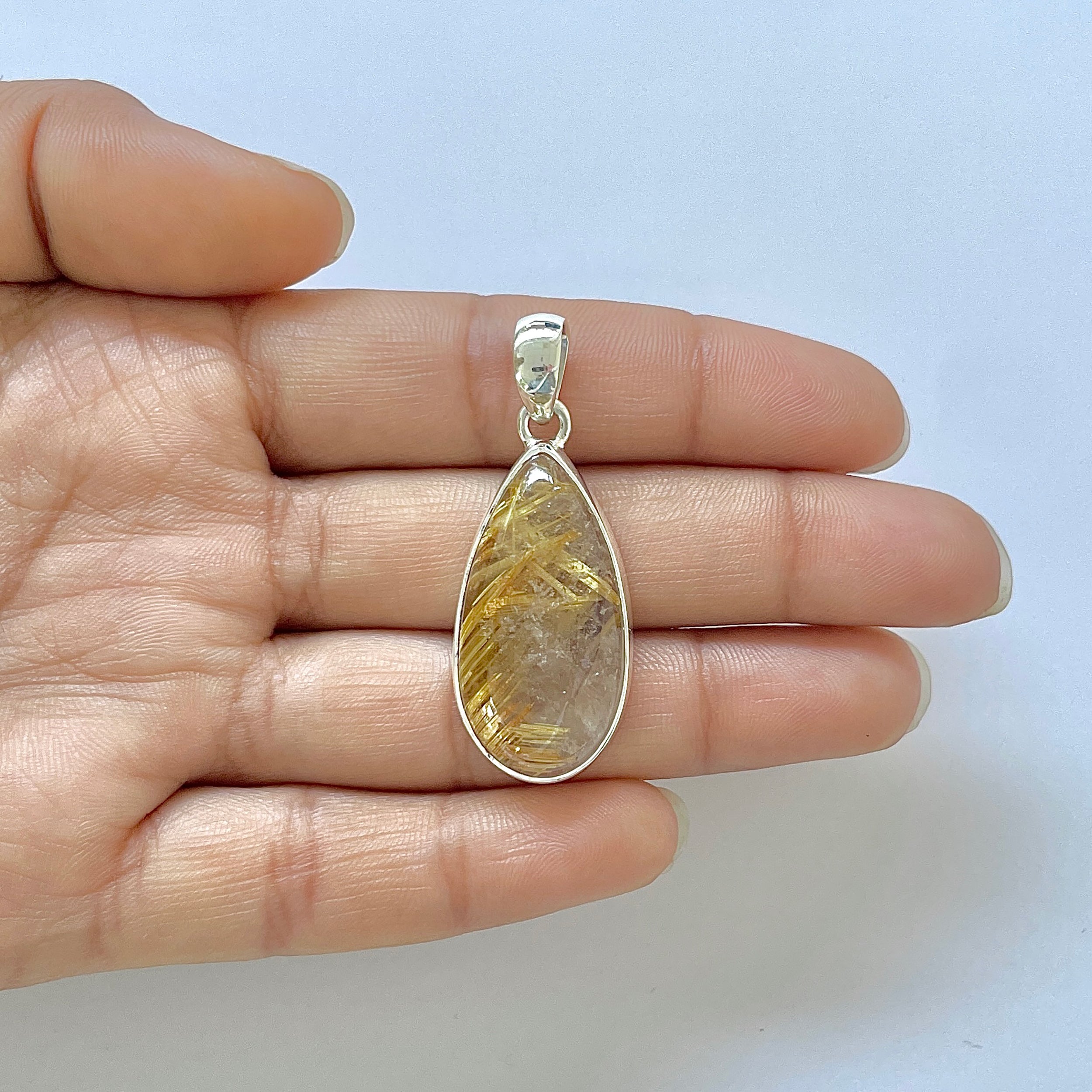 Golden Rutile Pendant-(GDR-1-58)