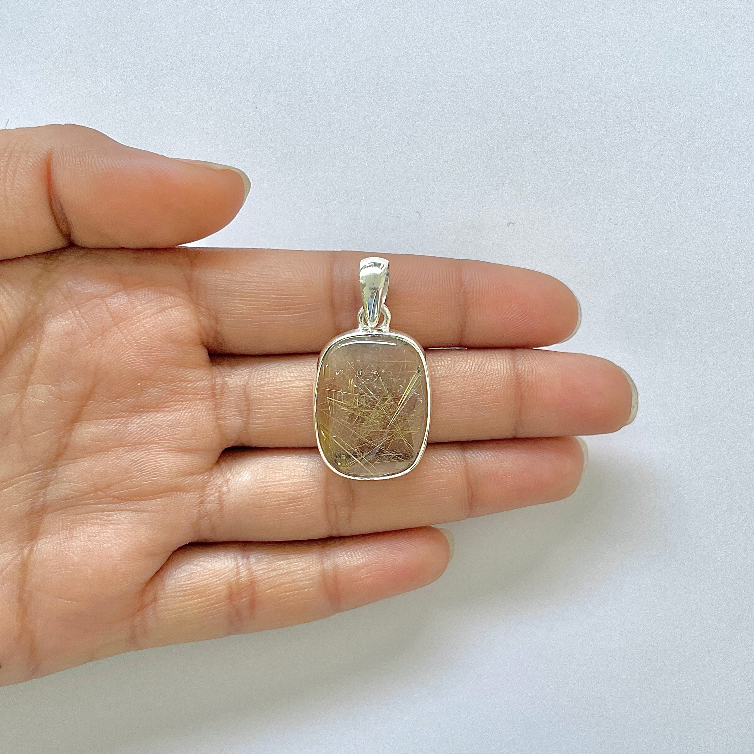 Golden Rutile Pendant-(GDR-1-59)