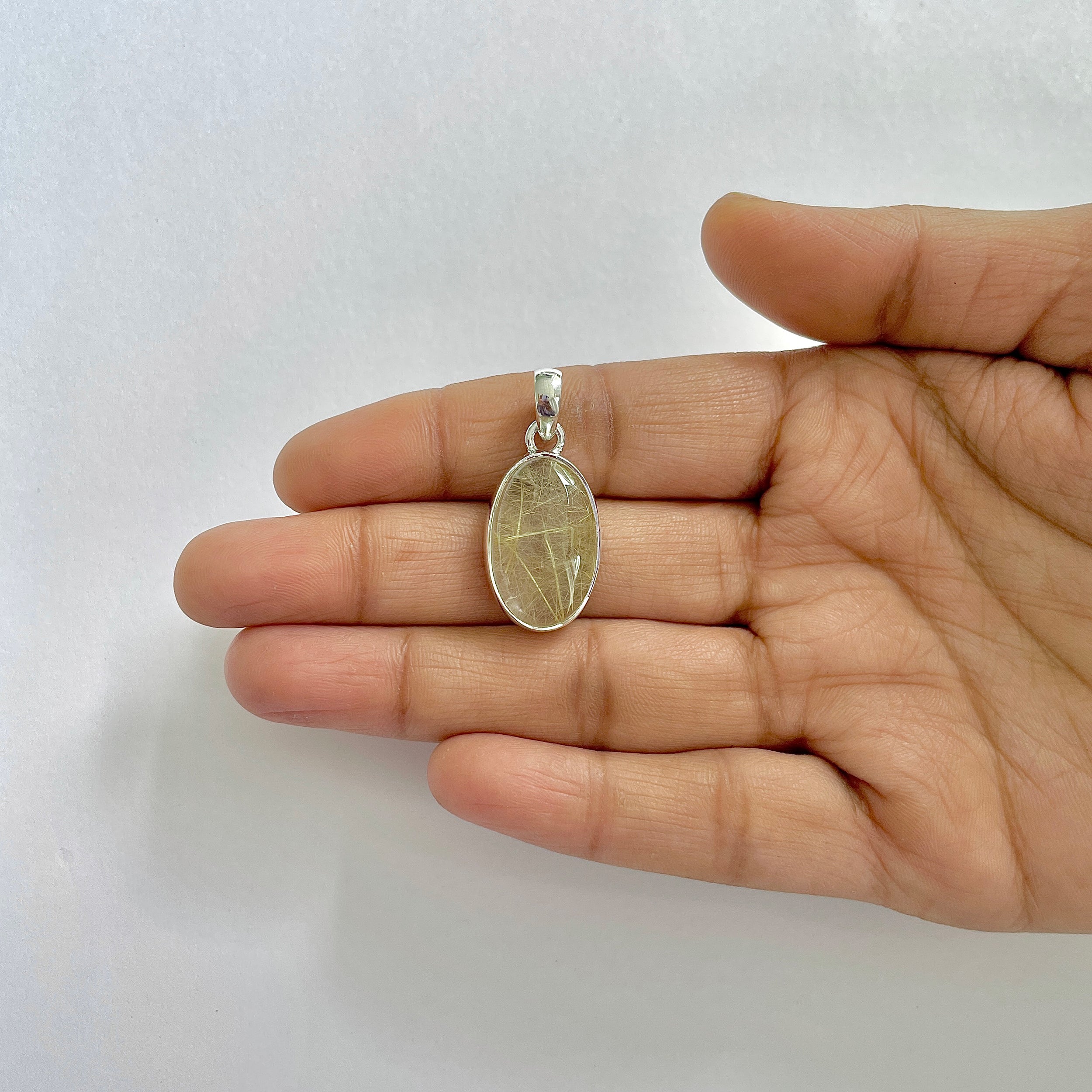 Golden Rutile Pendant-(GDR-1-6)