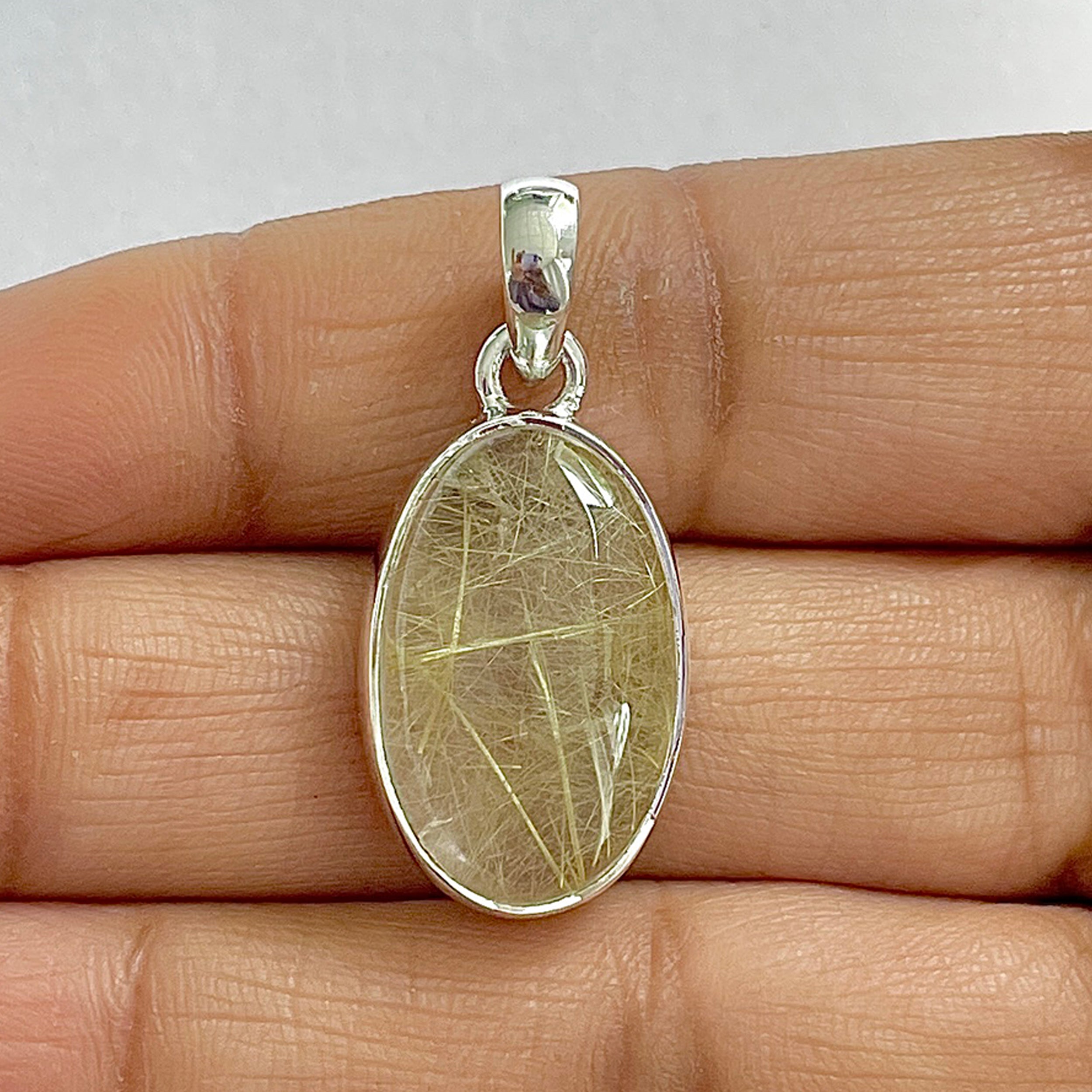 Golden Rutile Pendant-(GDR-1-6)