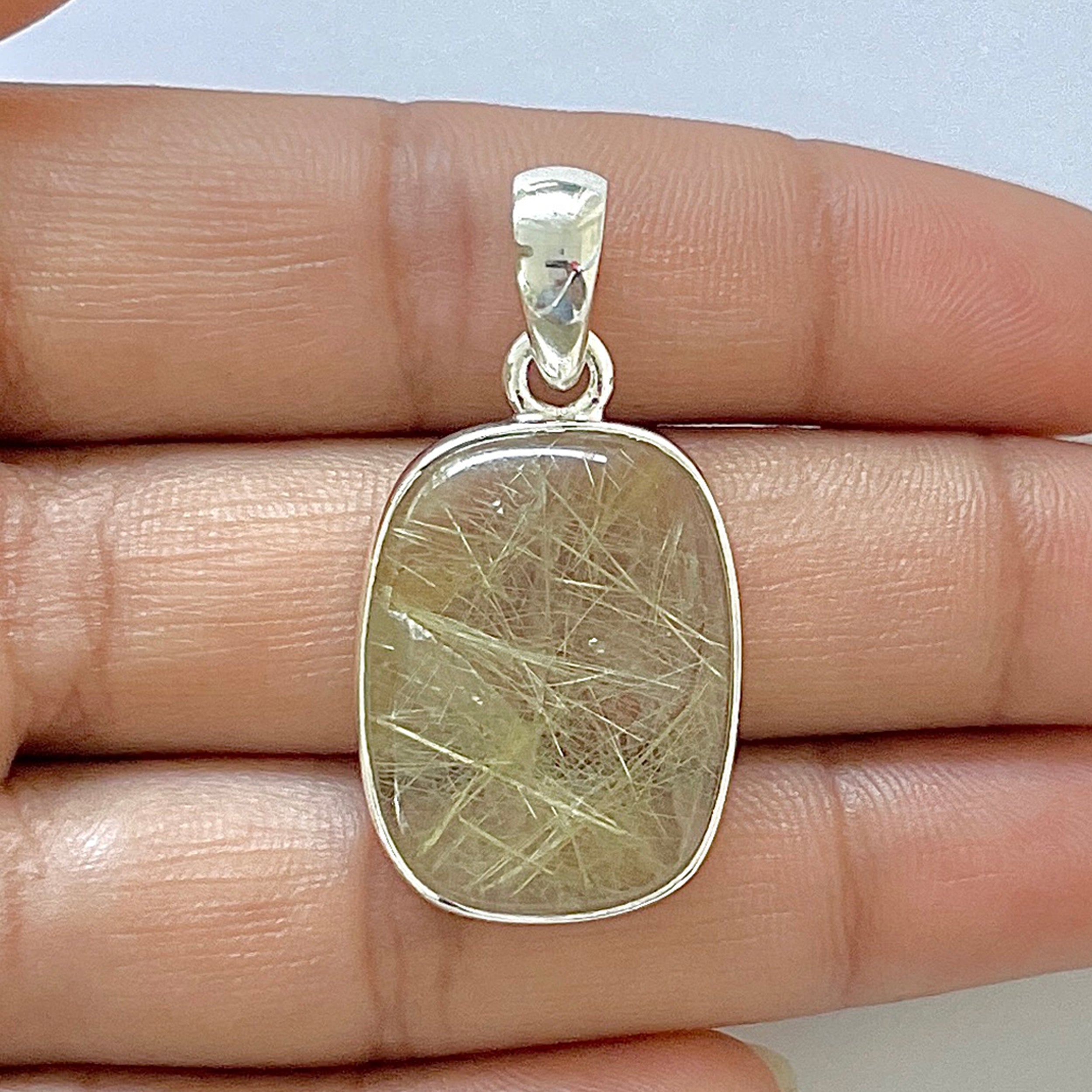 Golden Rutile Pendant-(GDR-1-60)