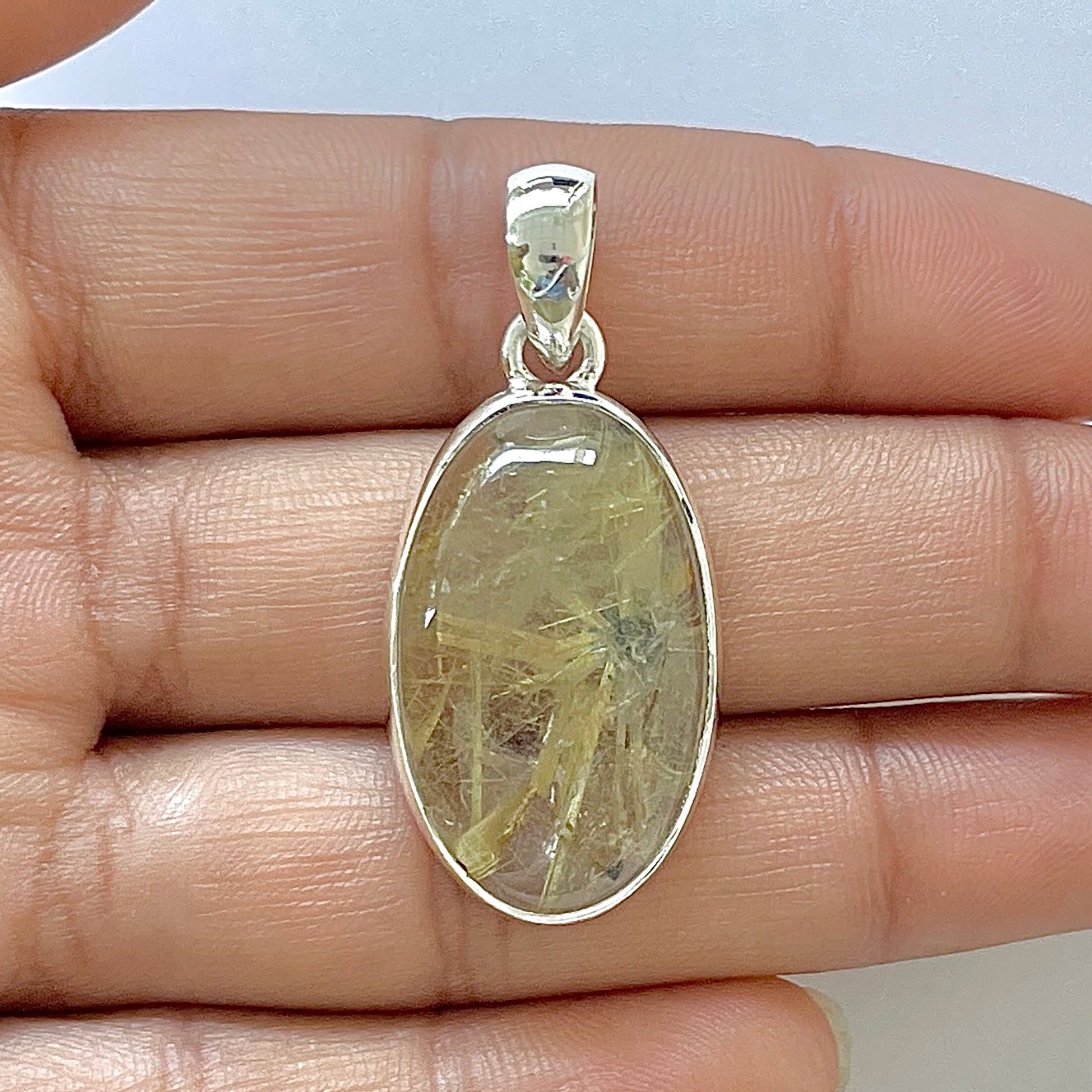 Golden Rutile Pendant-(GDR-1-61)
