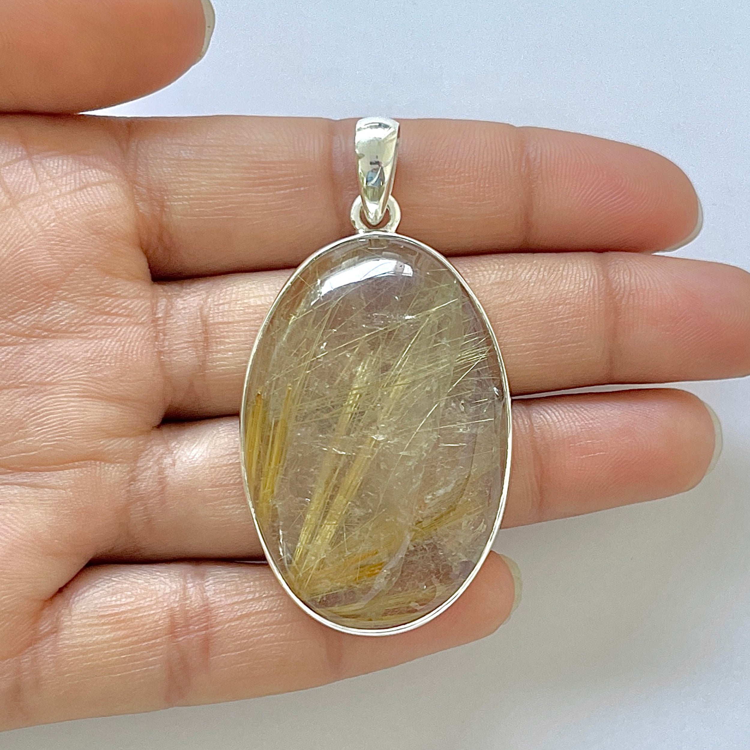 Golden Rutile Pendant-(GDR-1-62)