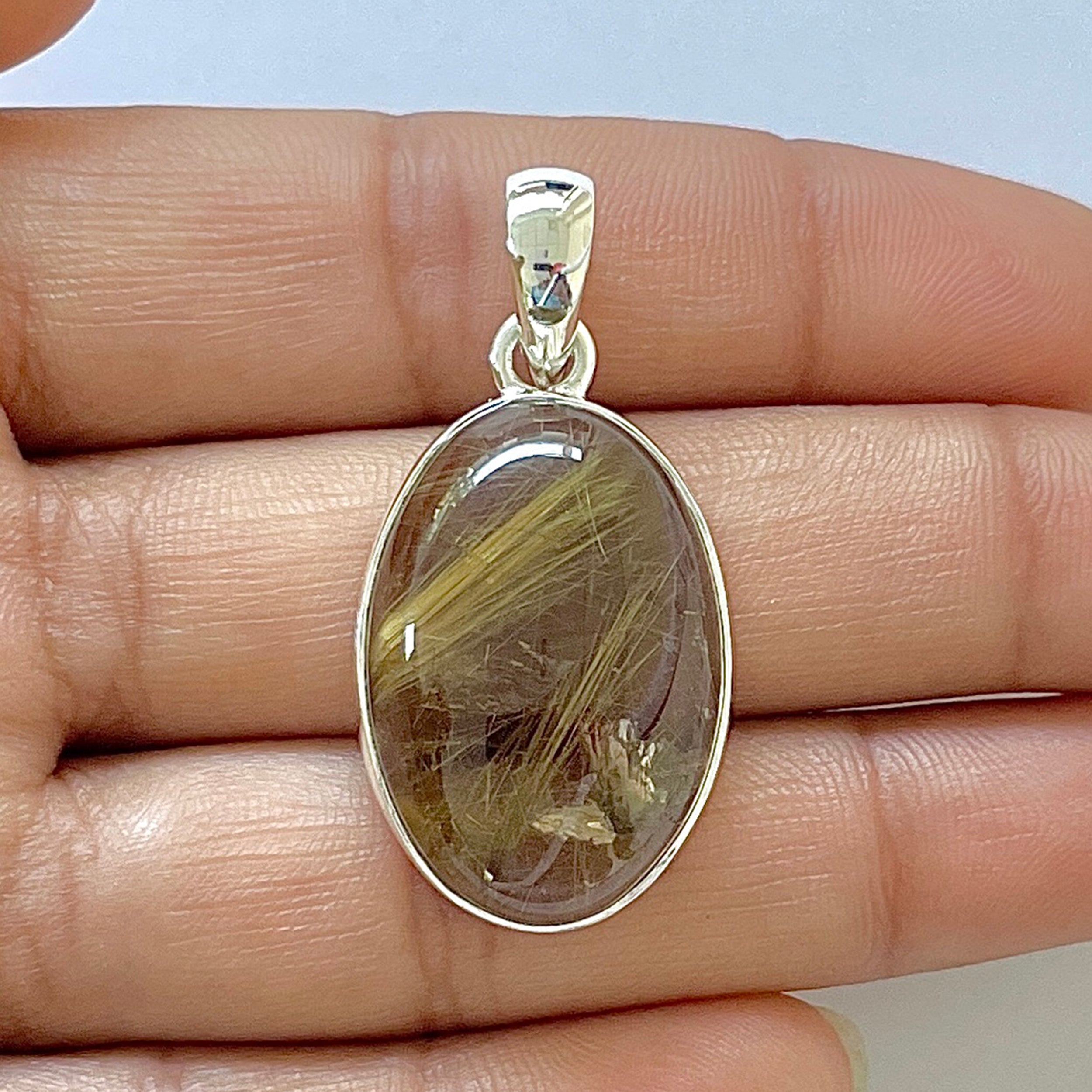 Golden Rutile Pendant-(GDR-1-65)