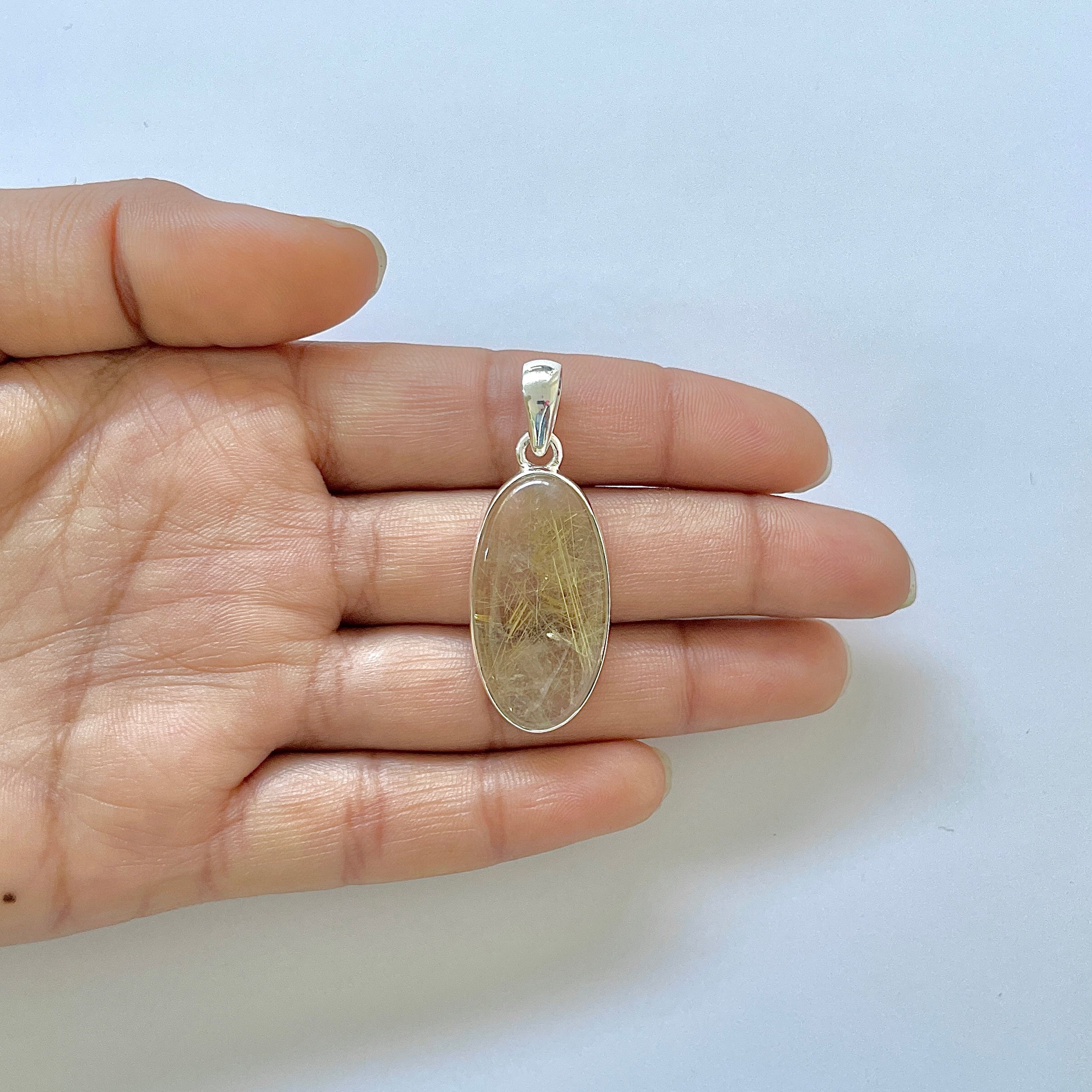 Golden Rutile Pendant-(GDR-1-67)