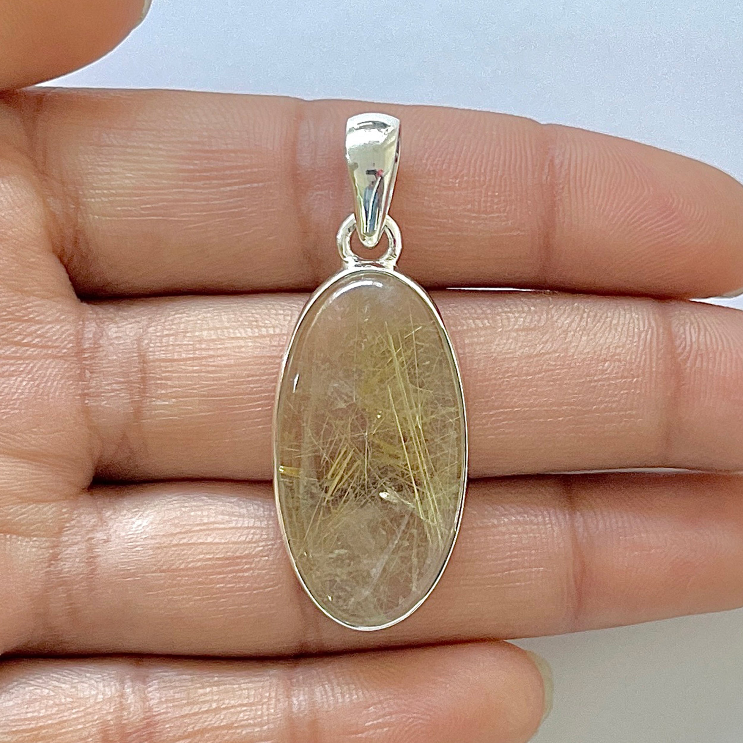 Golden Rutile Pendant-(GDR-1-67)