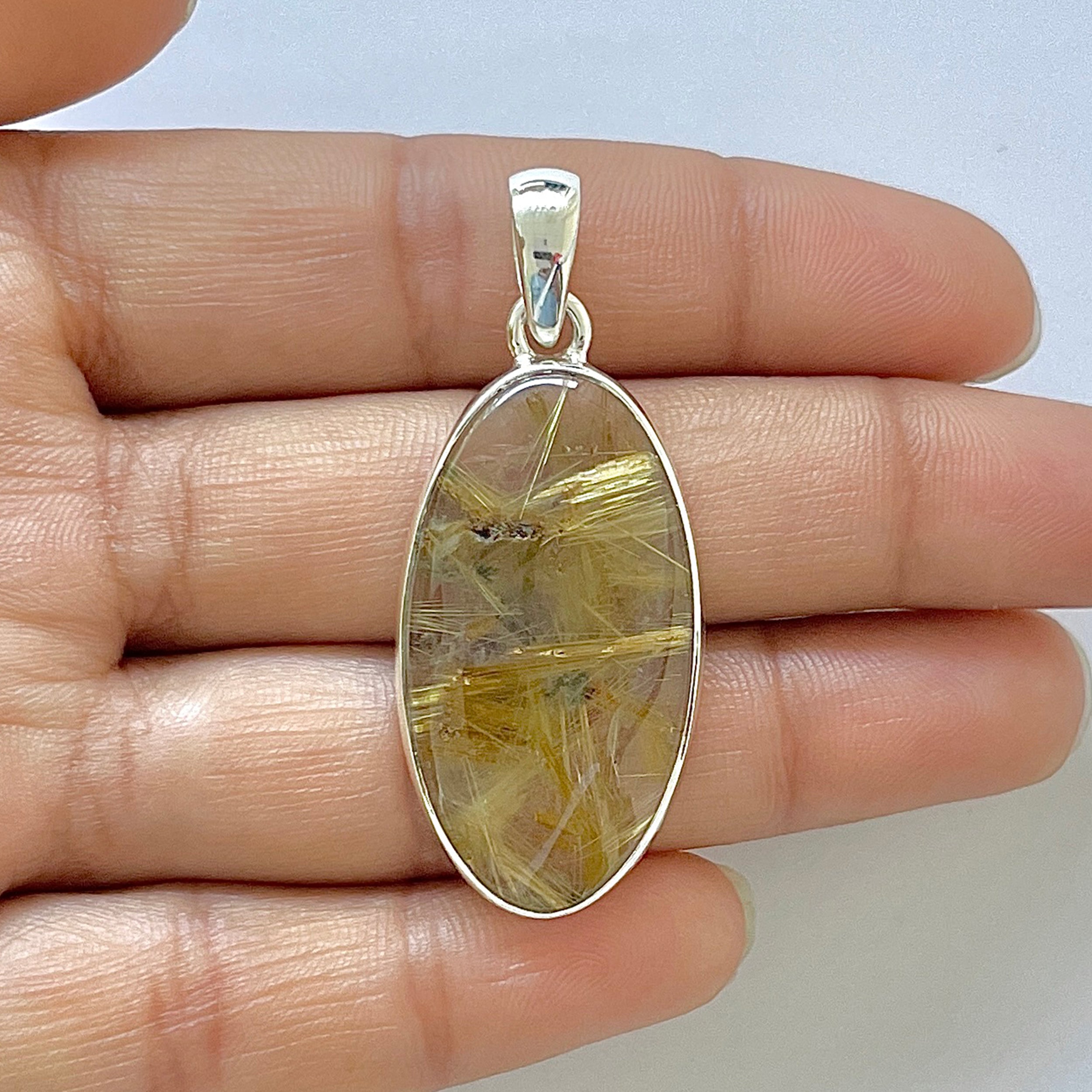 Golden Rutile Pendant-(GDR-1-69)