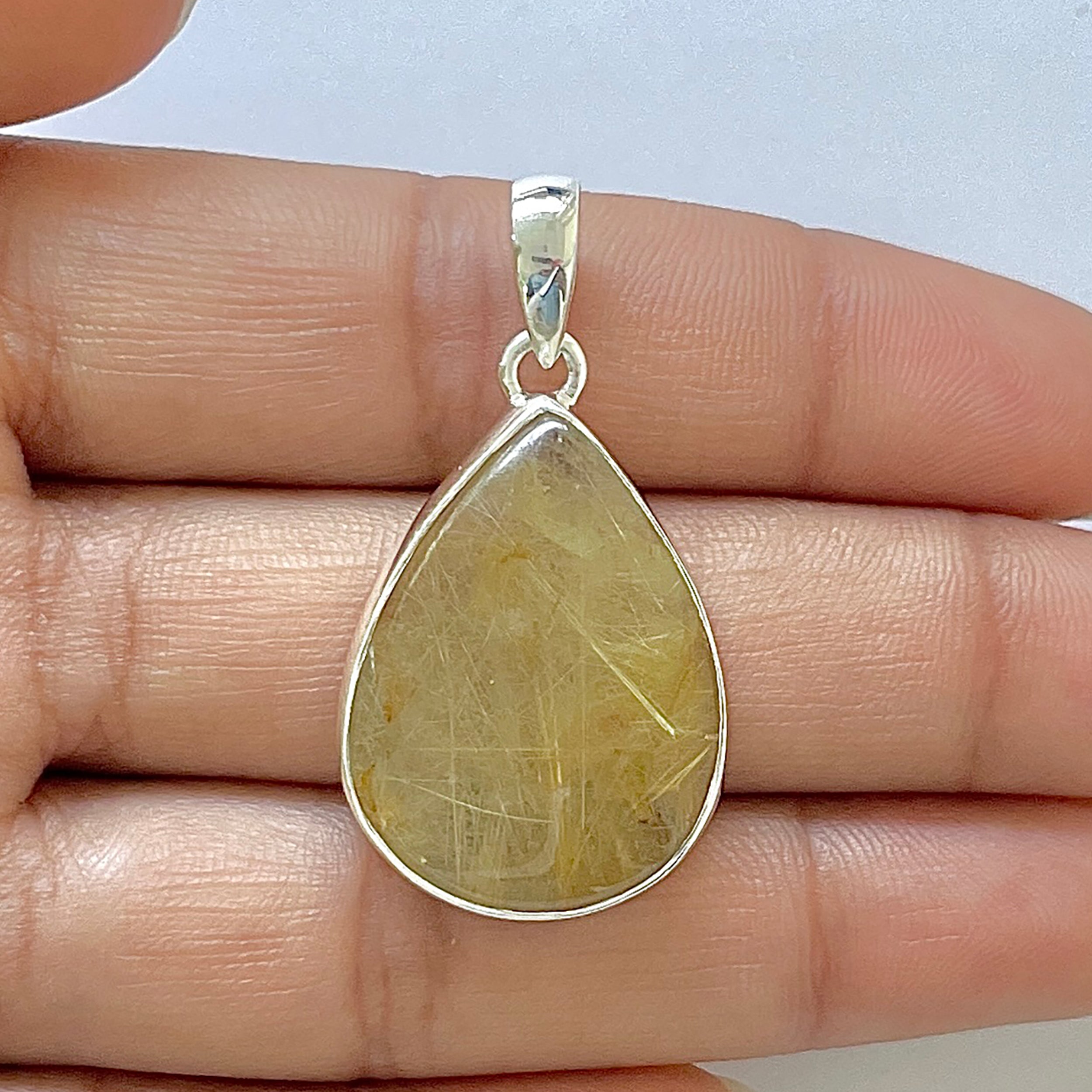 Golden Rutile Pendant-(GDR-1-70)