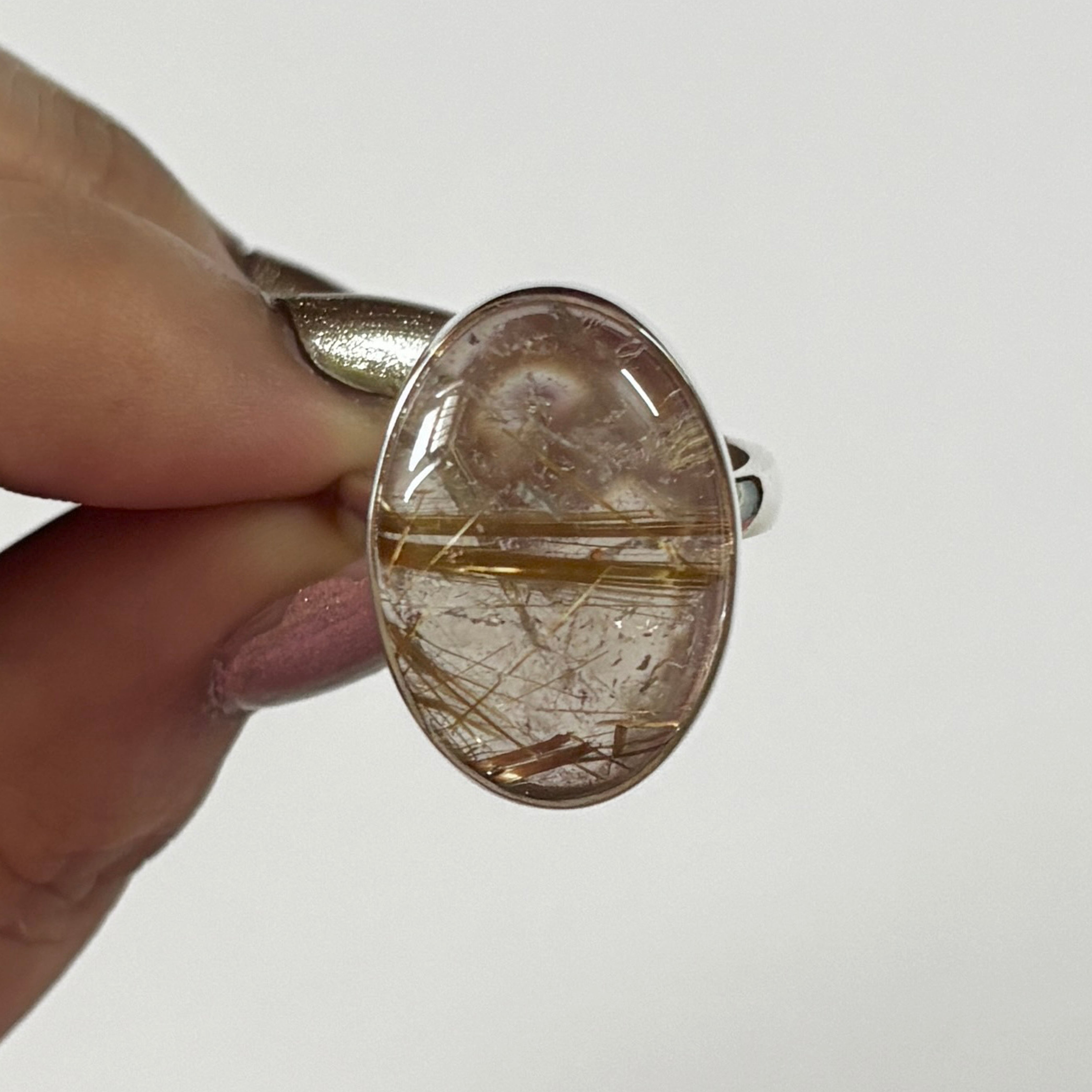 Golden Rutile Ring-(GDR-2-10)