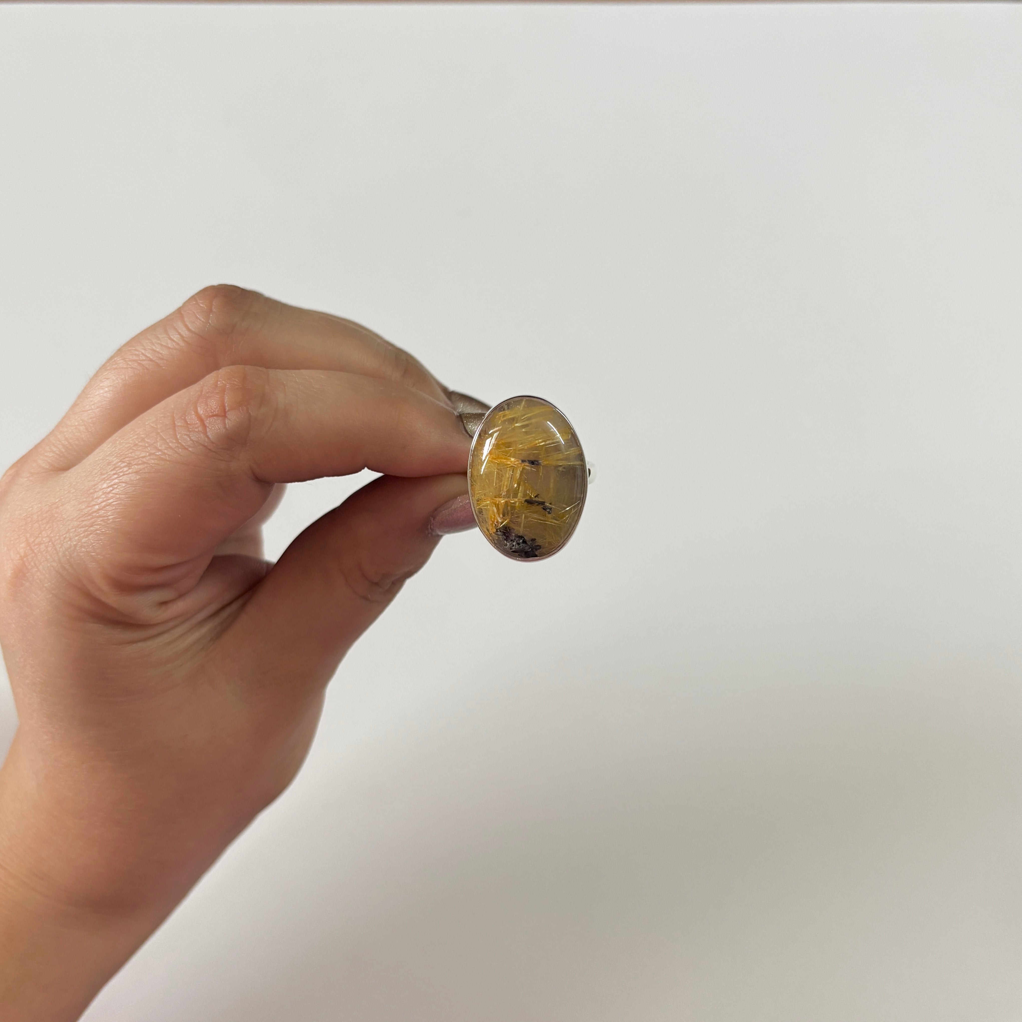 Golden Rutile Ring-(GDR-2-16)