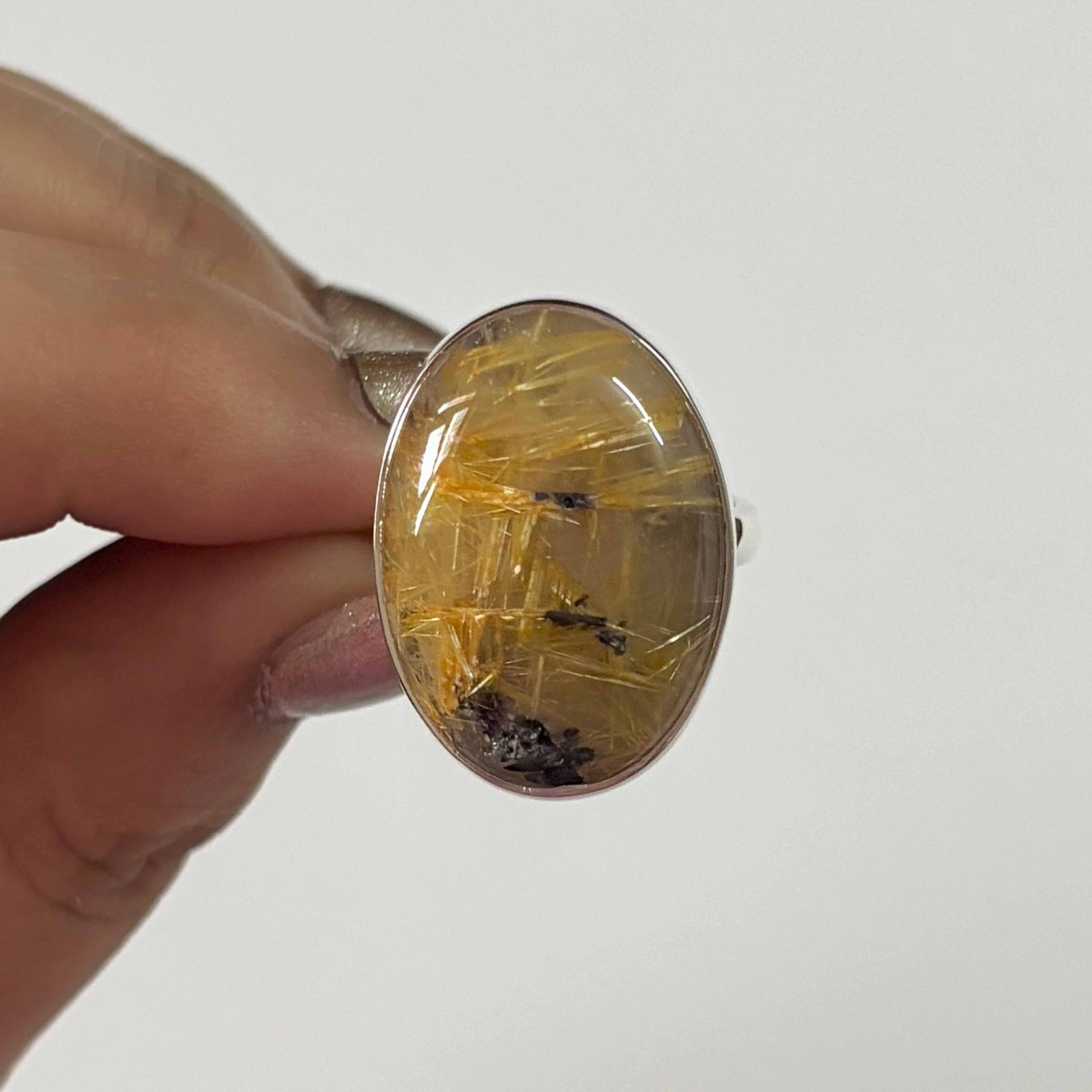 Golden Rutile Ring-(GDR-2-16)