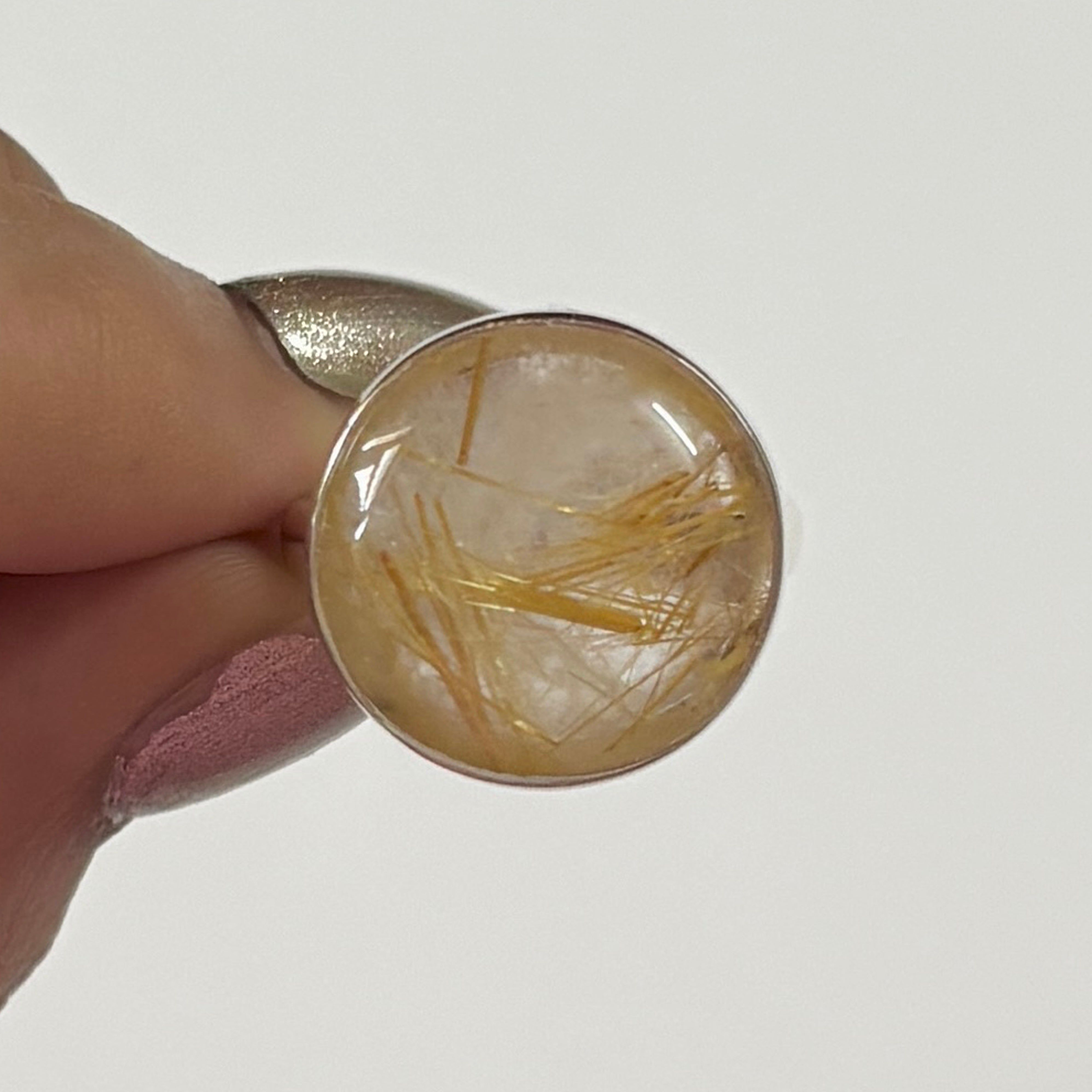 Golden Rutile Ring-(GDR-2-8)