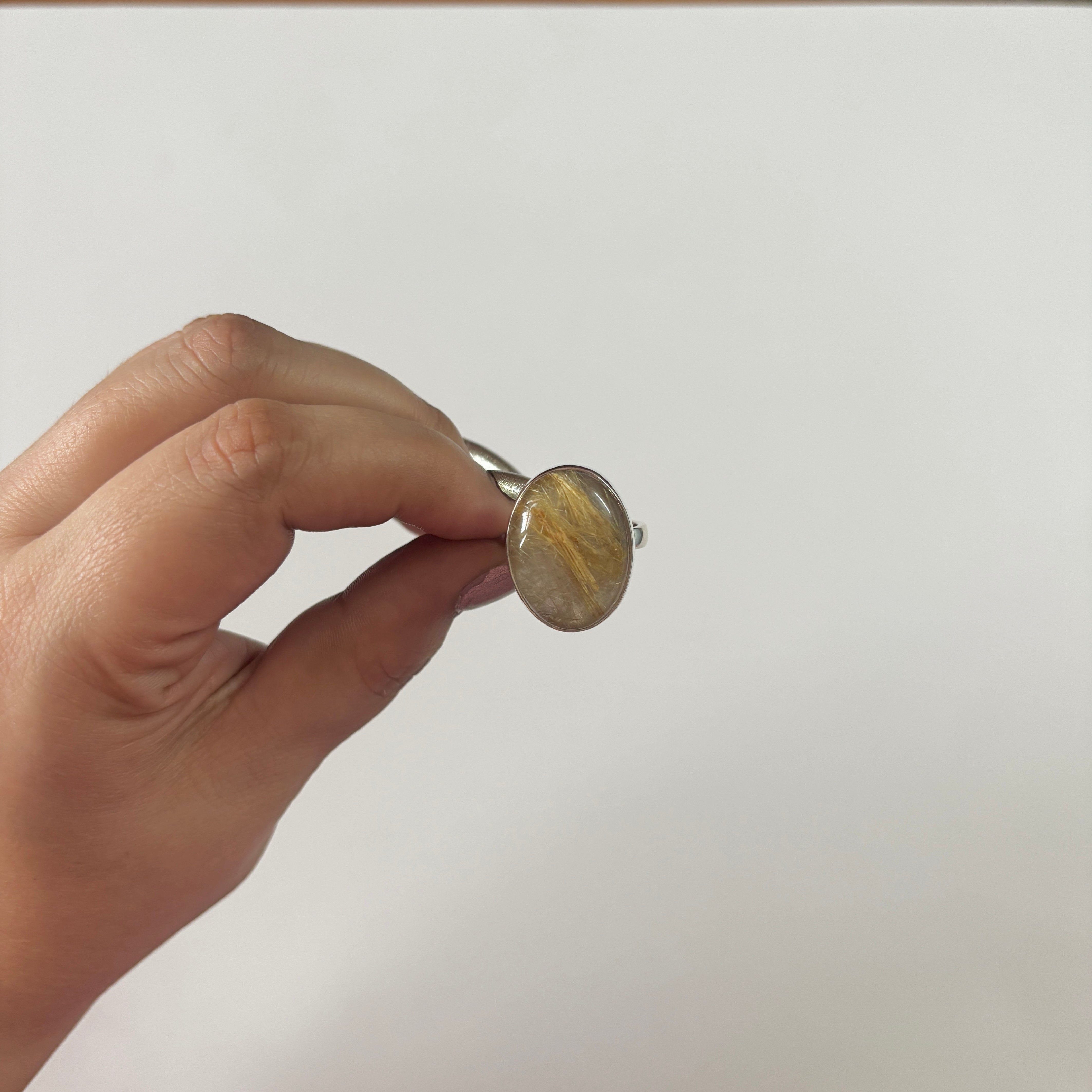 Golden Rutile Ring-(GDR-2-9)