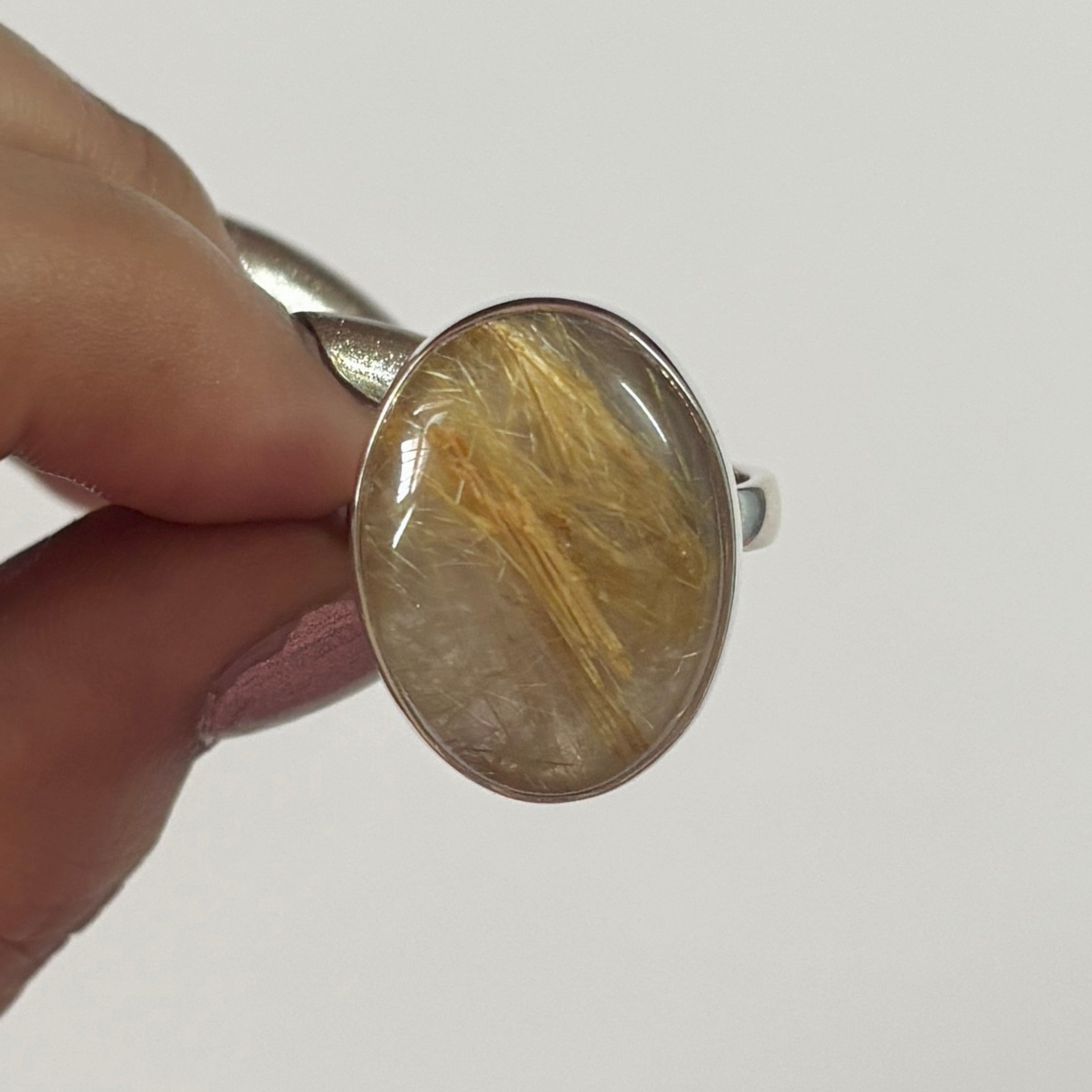 Golden Rutile Ring-(GDR-2-9)