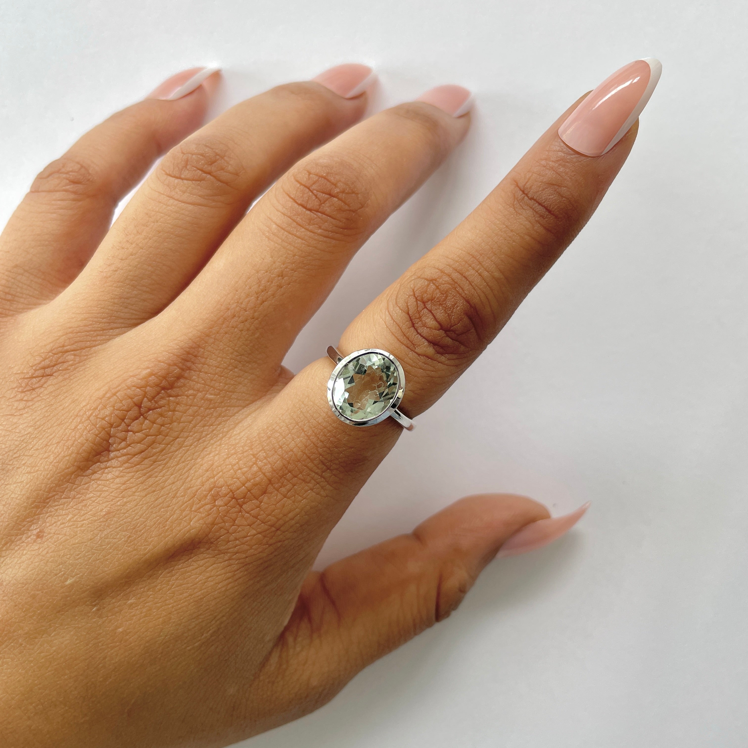 Green Amethyst Ring-(GRA-RDR-2368.)