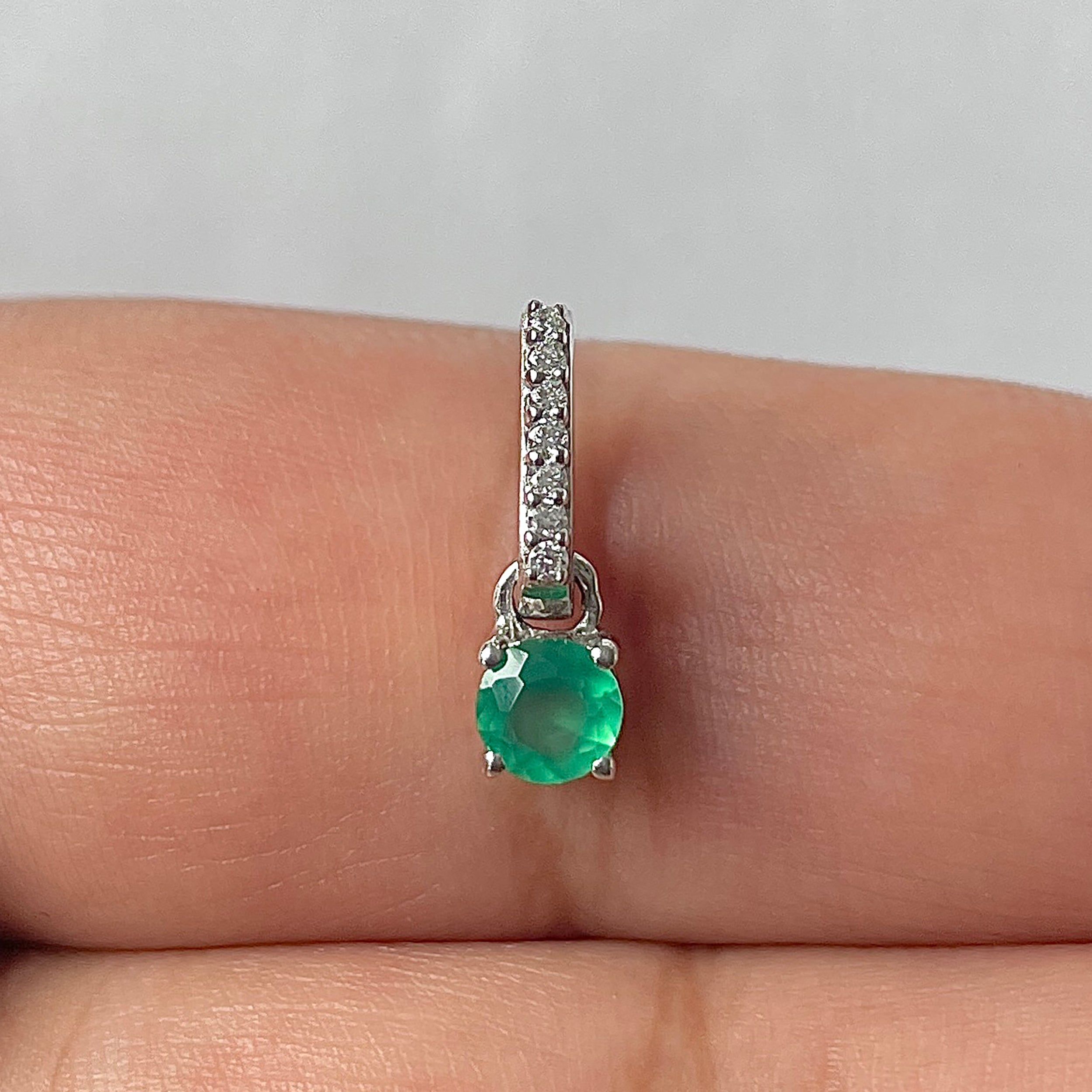 Green Onyx Pendant-(GRO-RDP-1166)