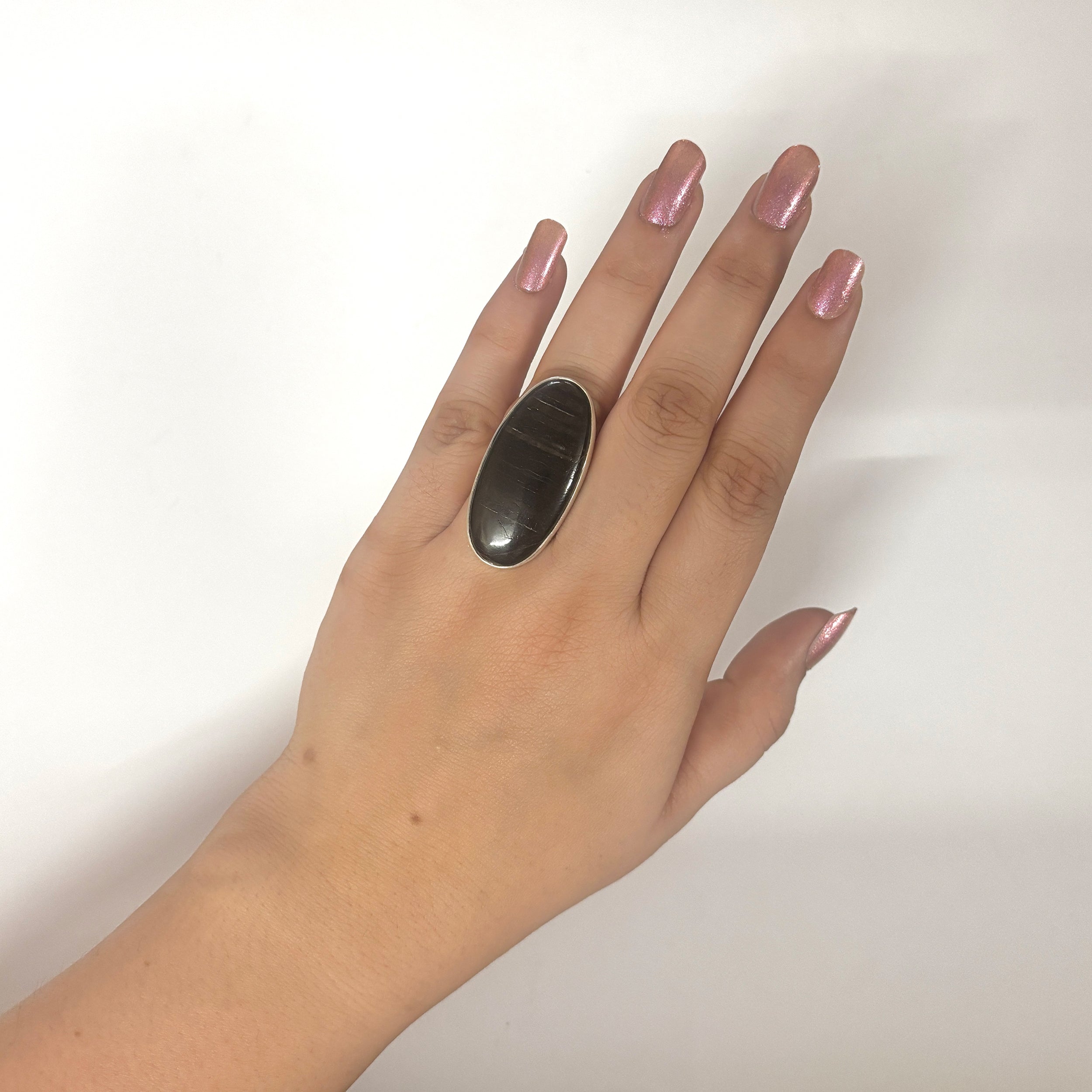 Hypersthene Ring-(HYP-2-10)