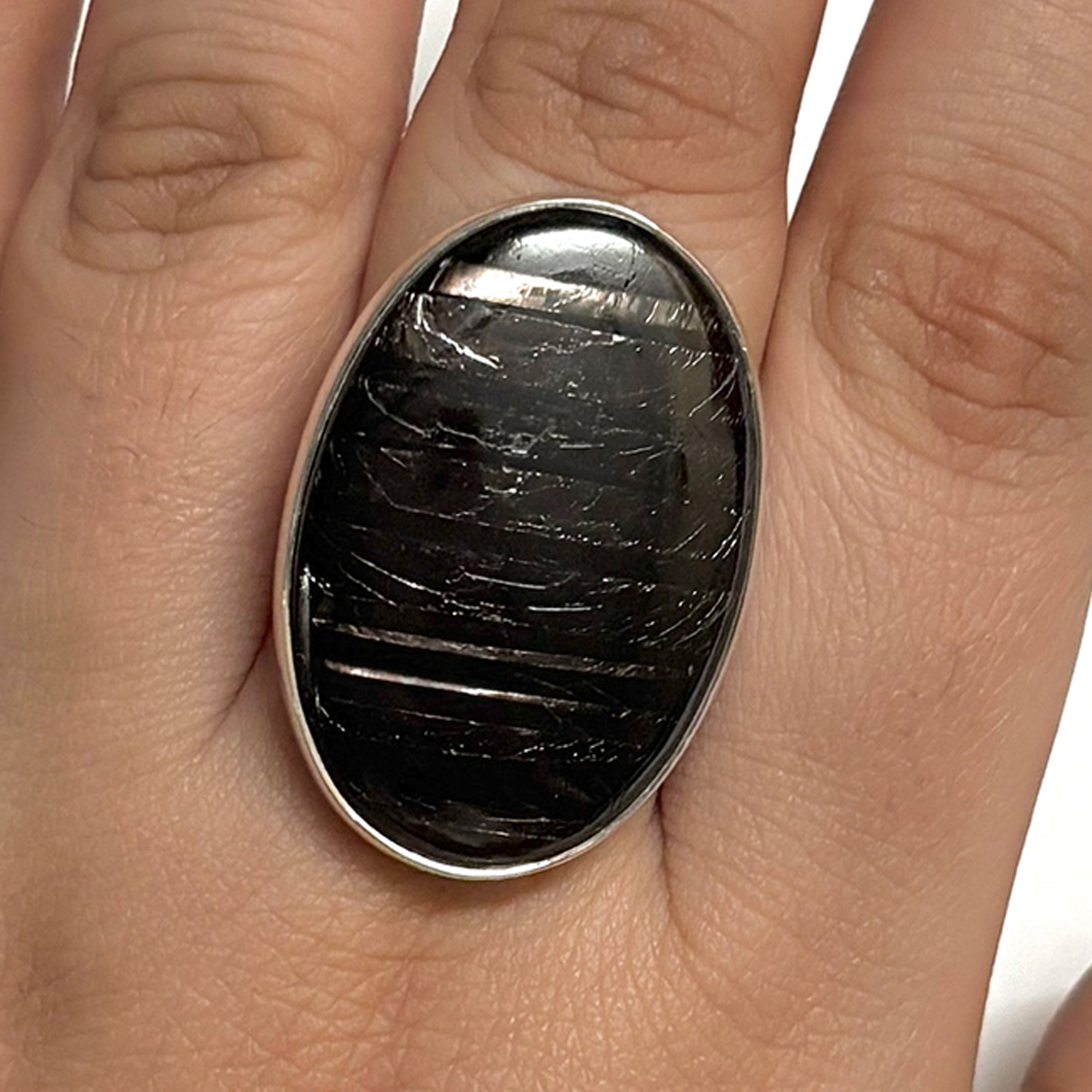 Hypersthene Ring-(HYP-2-11)