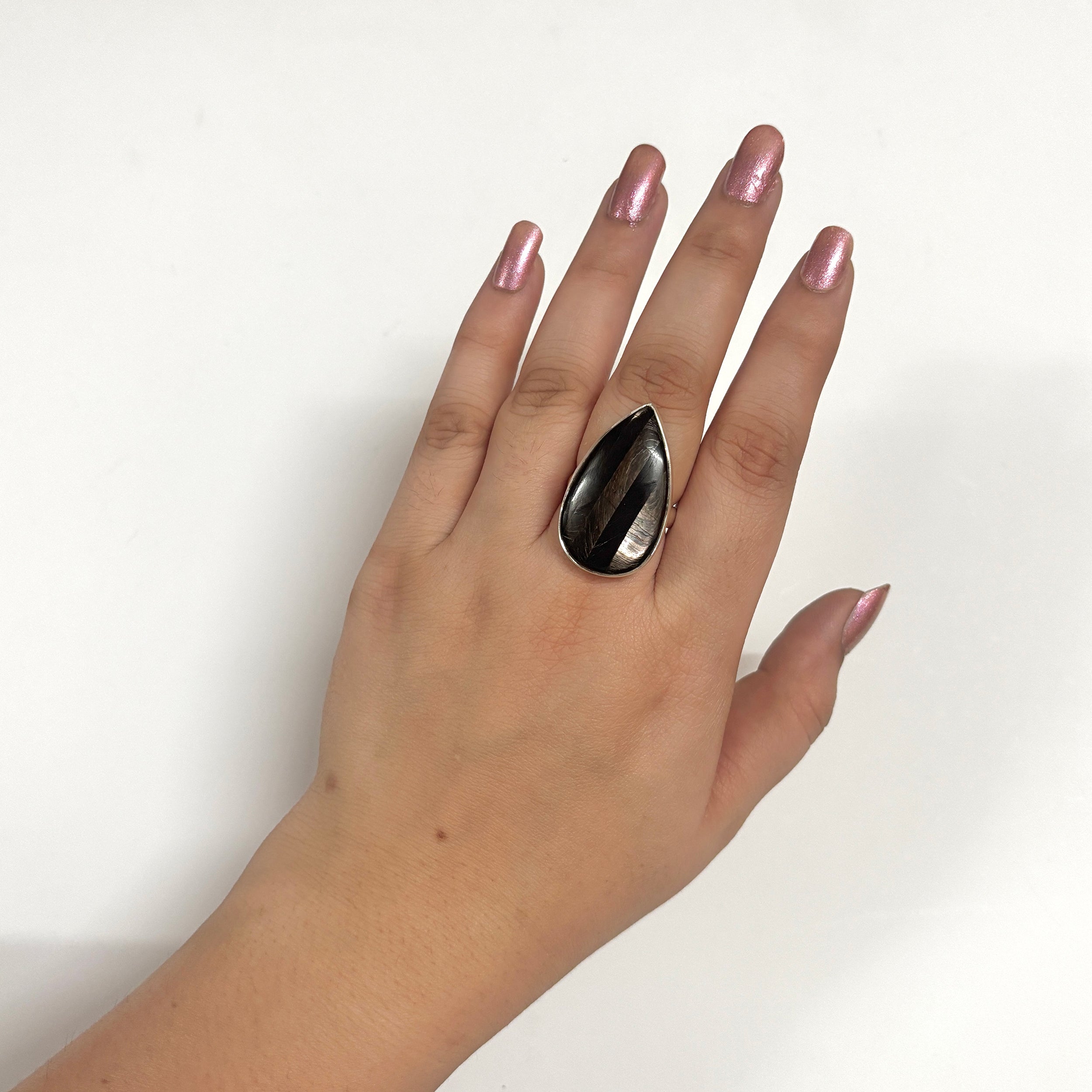 Hypersthene Ring-(HYP-2-13)