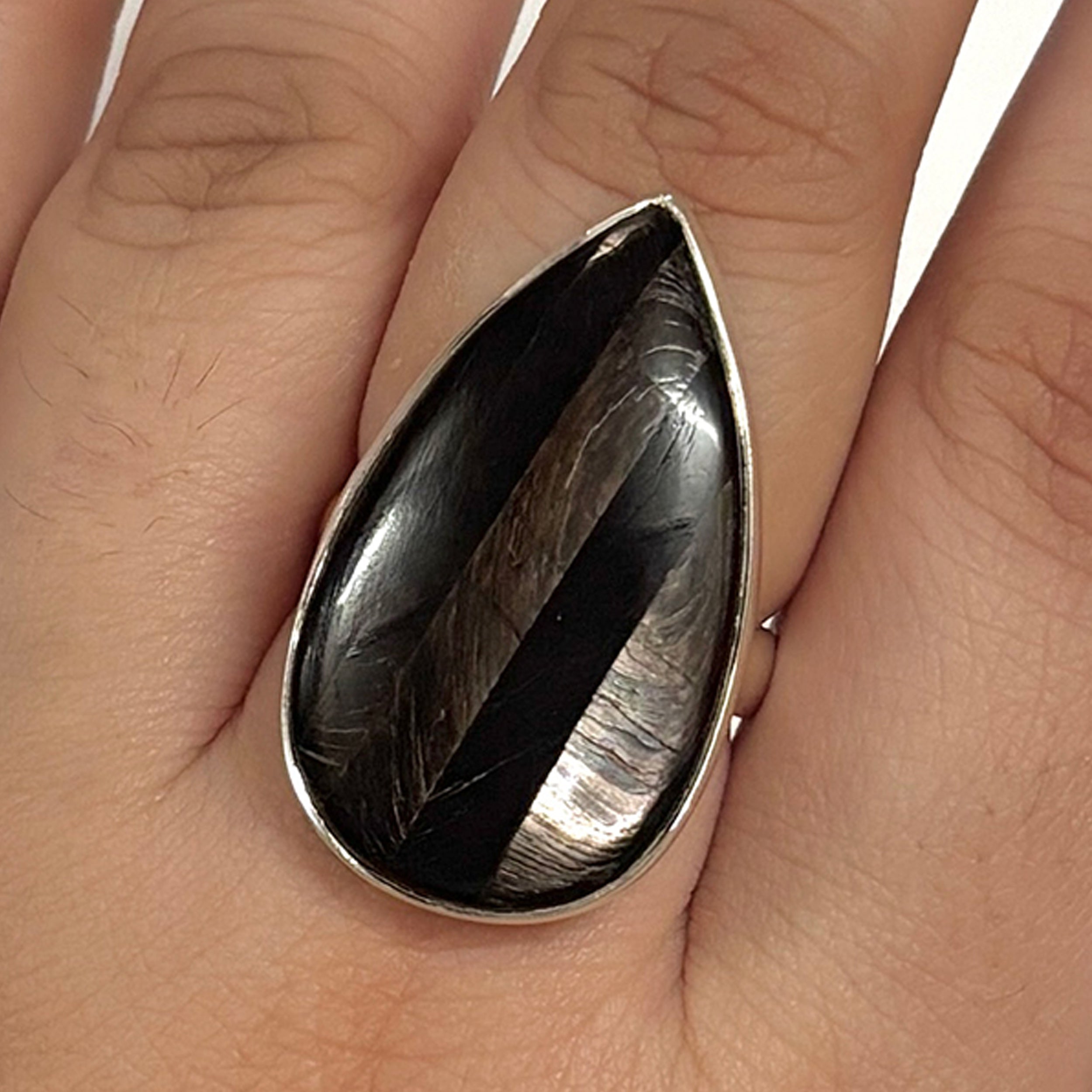 Hypersthene Ring-(HYP-2-13)