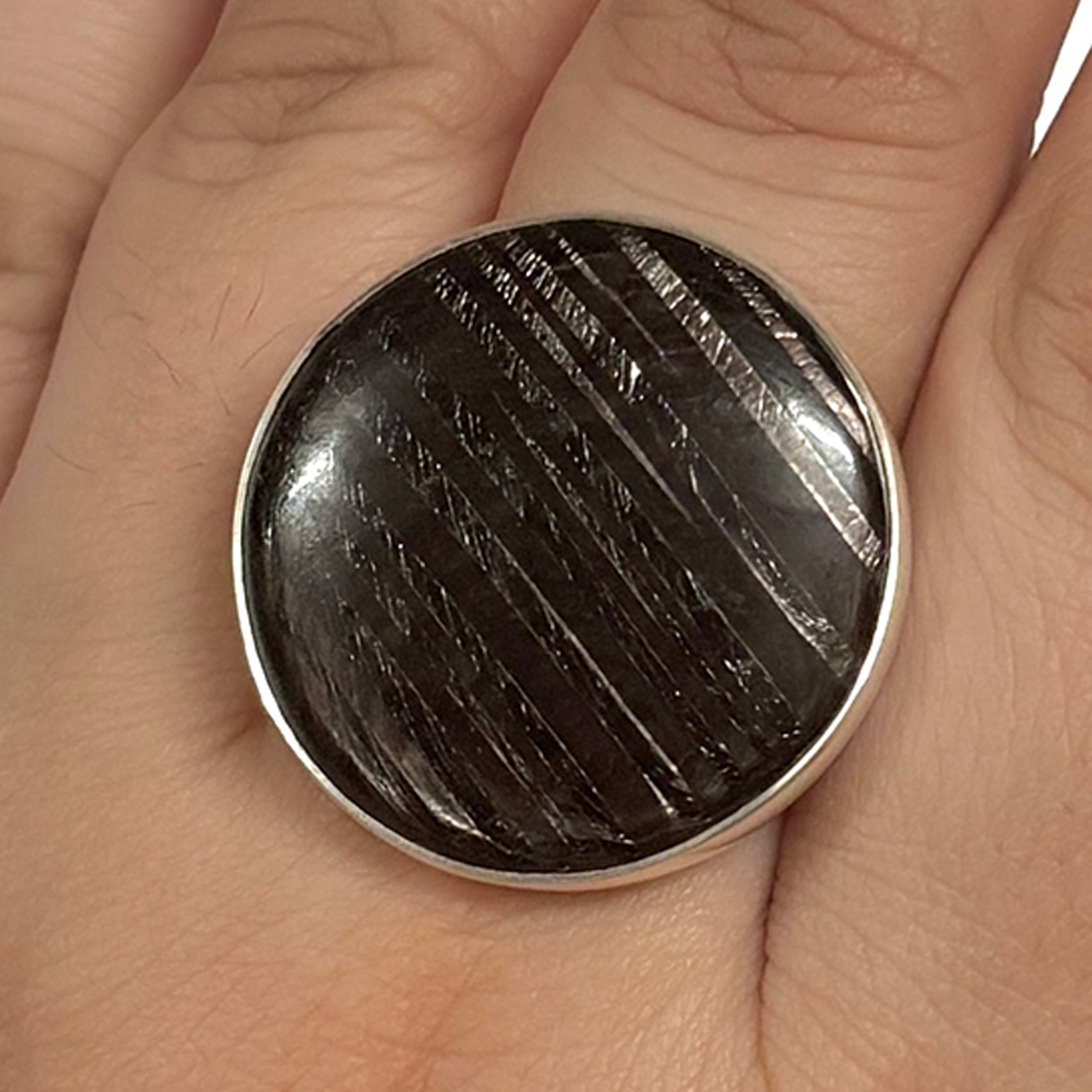 Hypersthene Ring-(HYP-2-14)