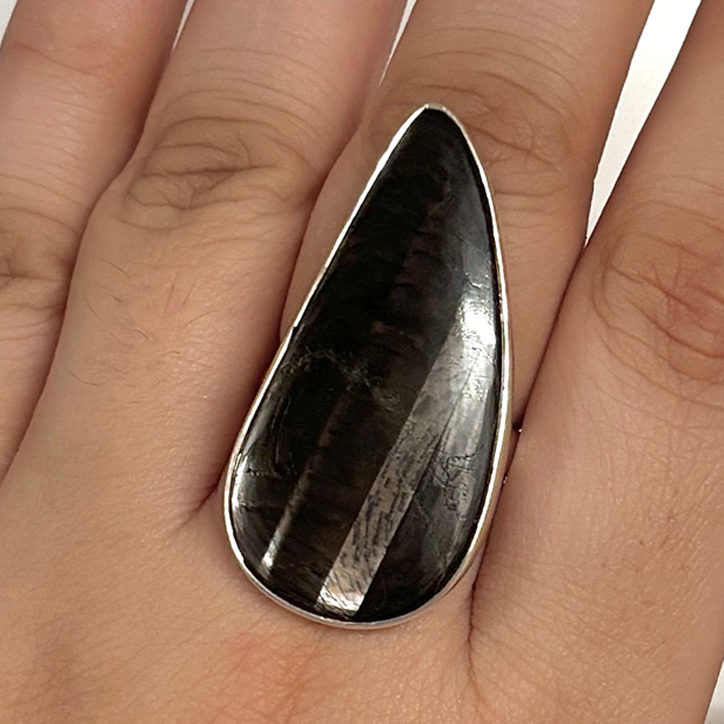 Hypersthene Ring-(HYP-2-17)