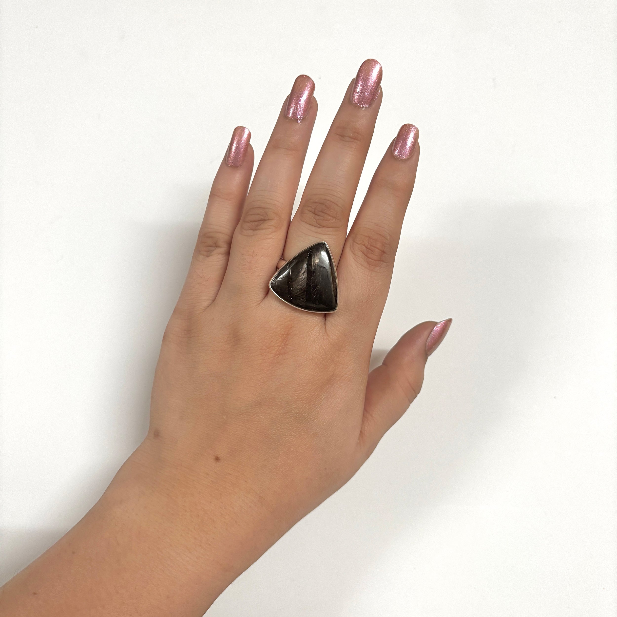 Hypersthene Ring-(HYP-2-19)