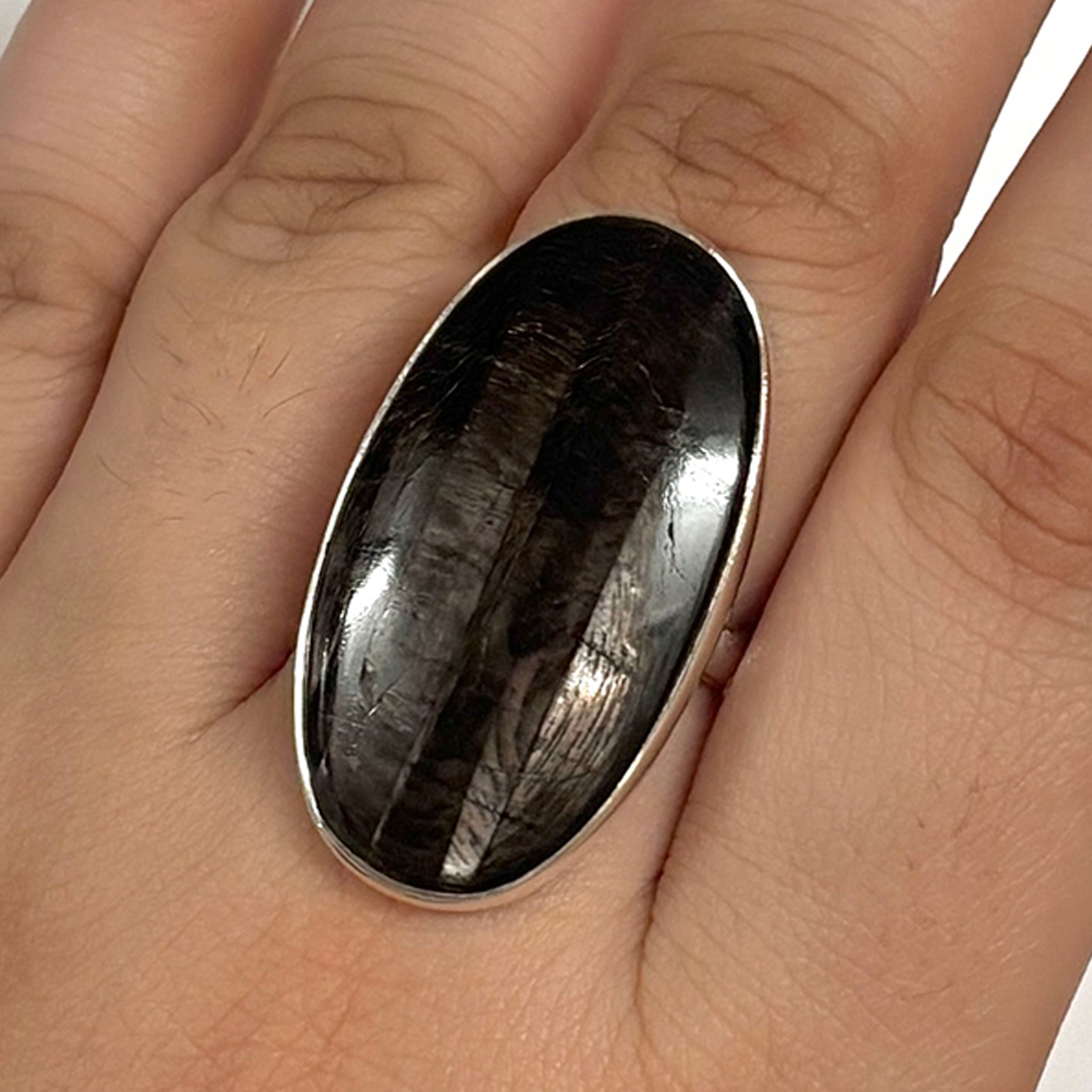 Hypersthene Ring-(HYP-2-22)