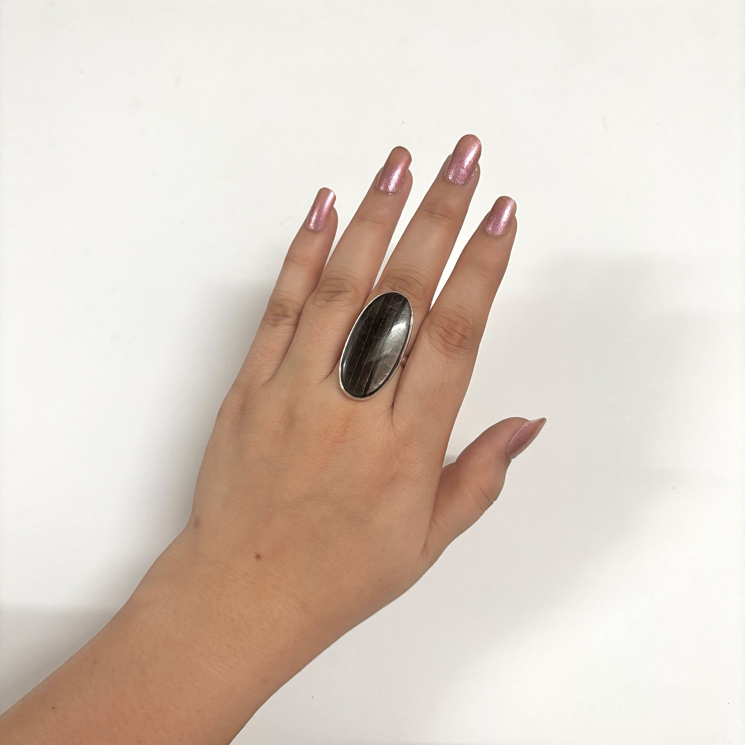 Hypersthene Ring-(HYP-2-23)