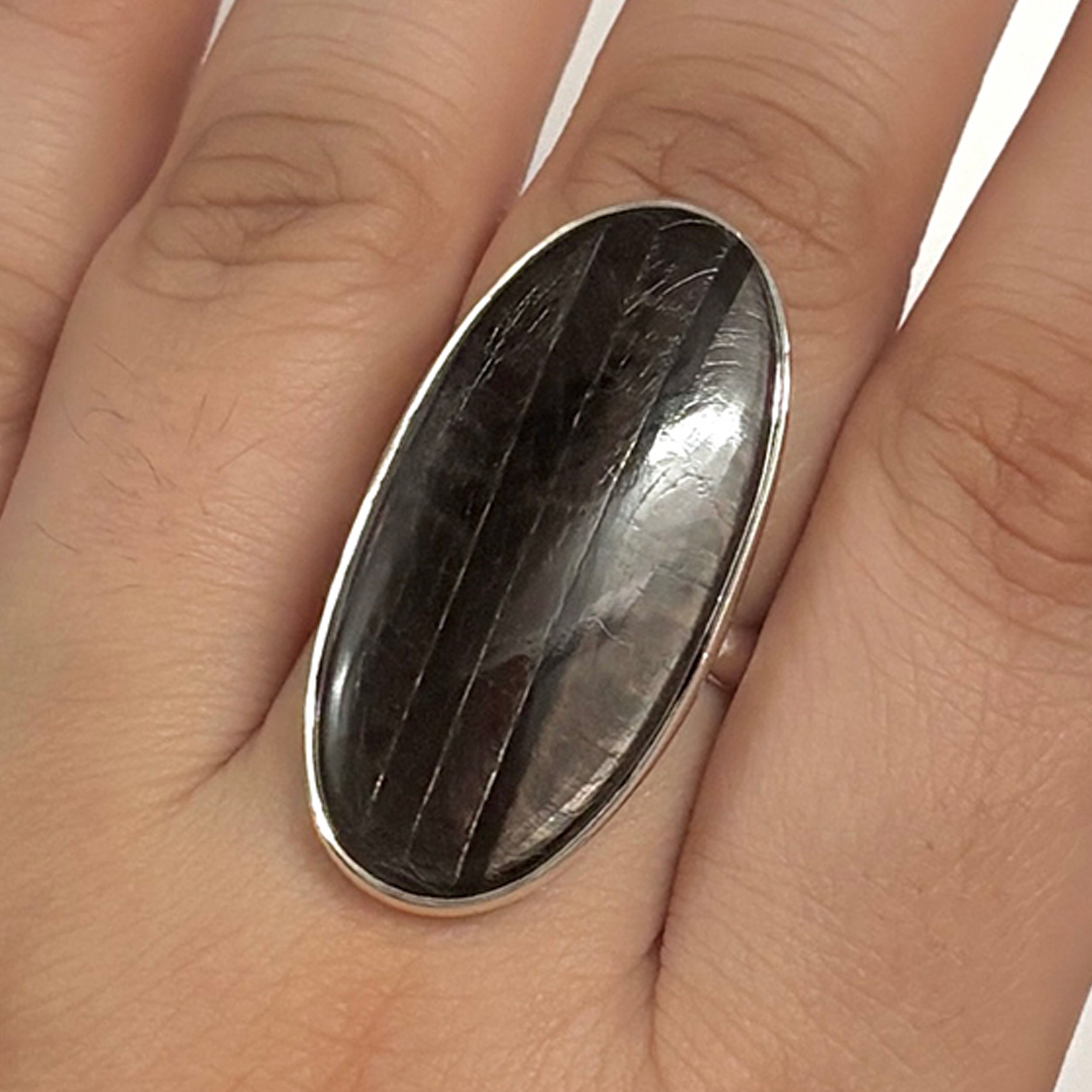 Hypersthene Ring-(HYP-2-23)