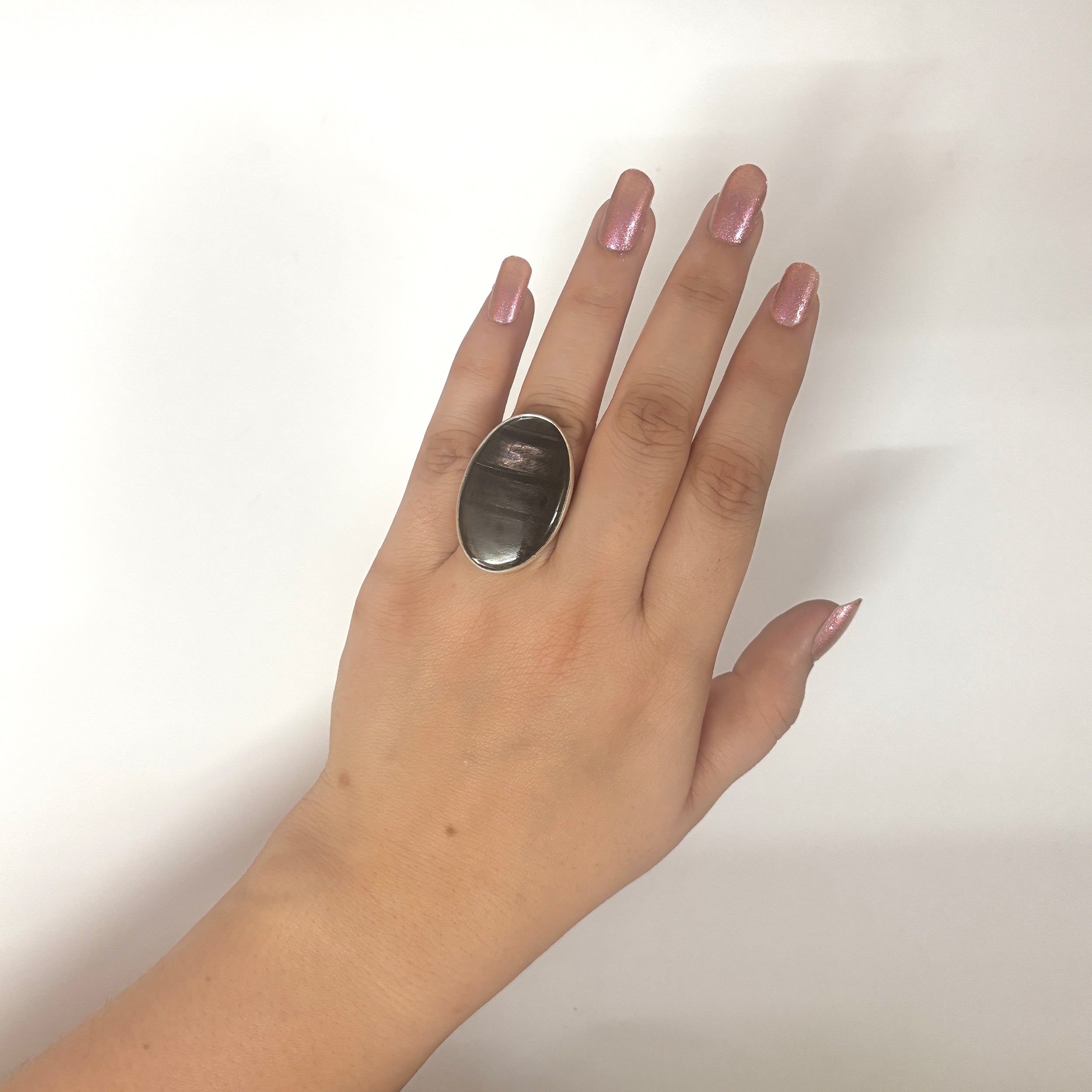 Hypersthene Ring-(HYP-2-24)